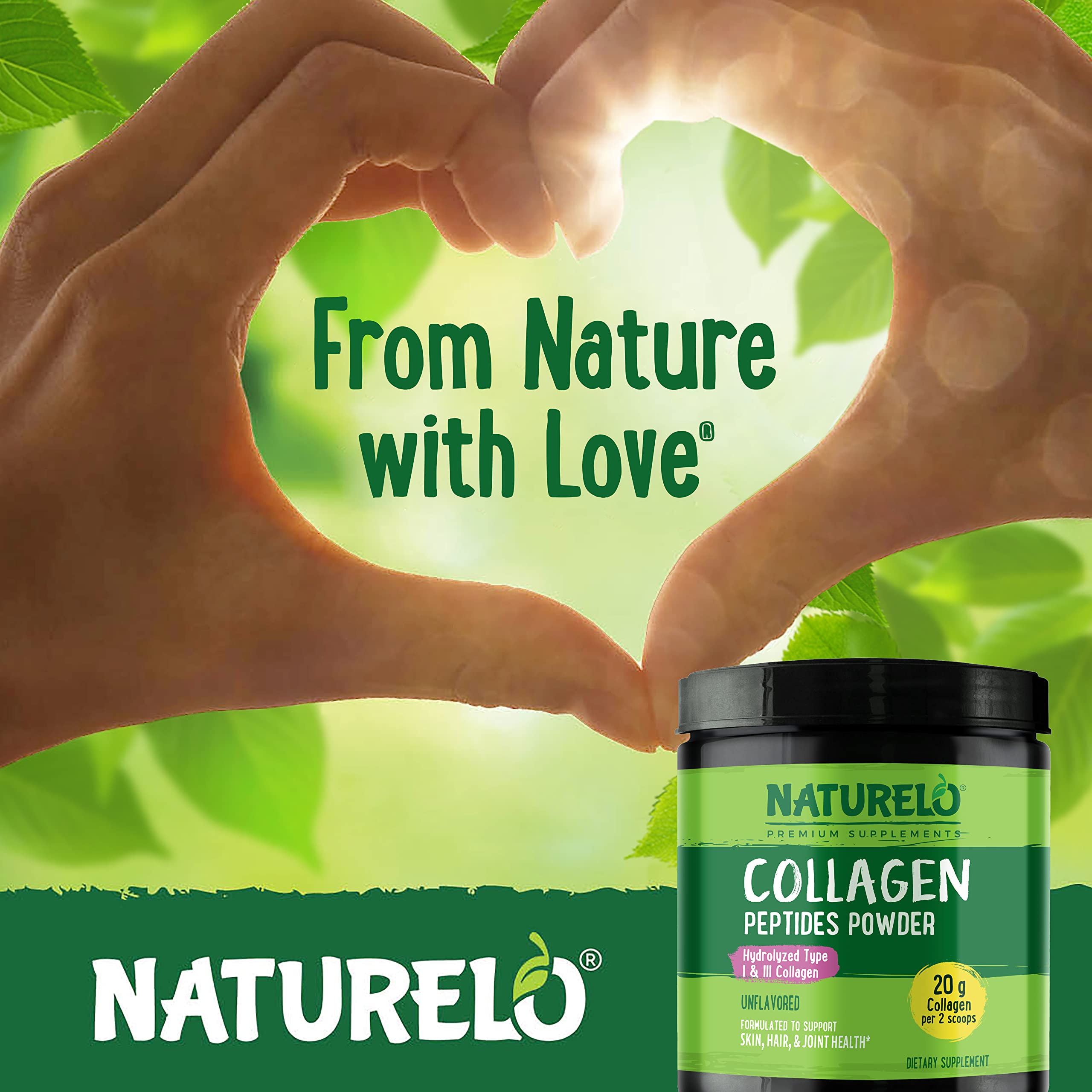 Foto 8 pulgar | Péptido De Colágeno En Polvo Naturelo Hidrolizado Tipo I Y Iii, 16 Oz - Venta Internacional.