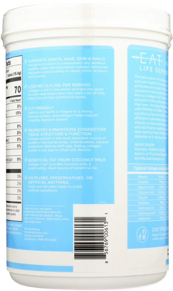 Foto 5 pulgar | Bebida Peptídica De Colágeno Primal Kitchen, 370 Ml - Venta Internacional.