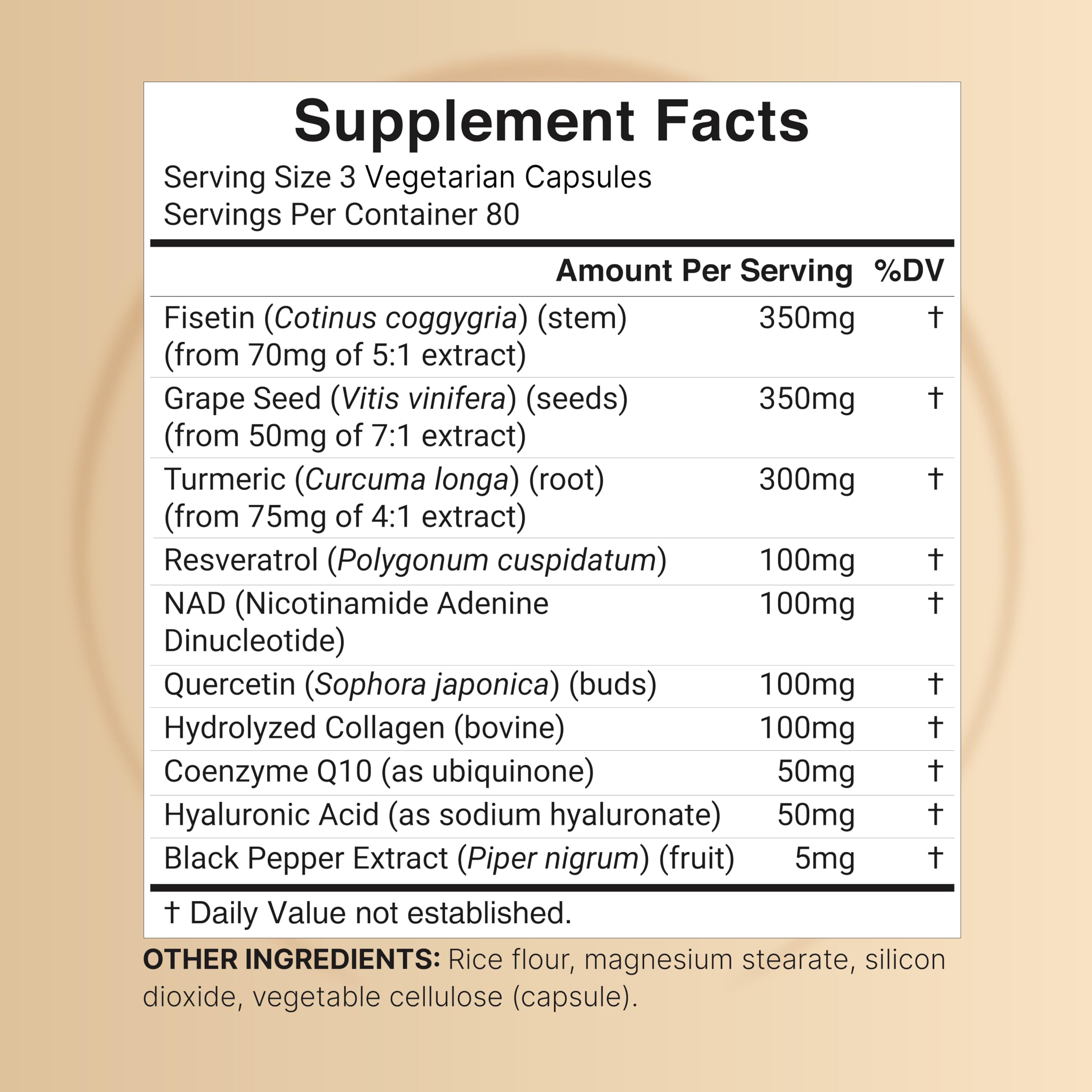 Foto 3 pulgar | Suplemento Naturebell Nad+ 1500 Mg Con Resveratrol 240 Cápsulas - Venta Internacional.