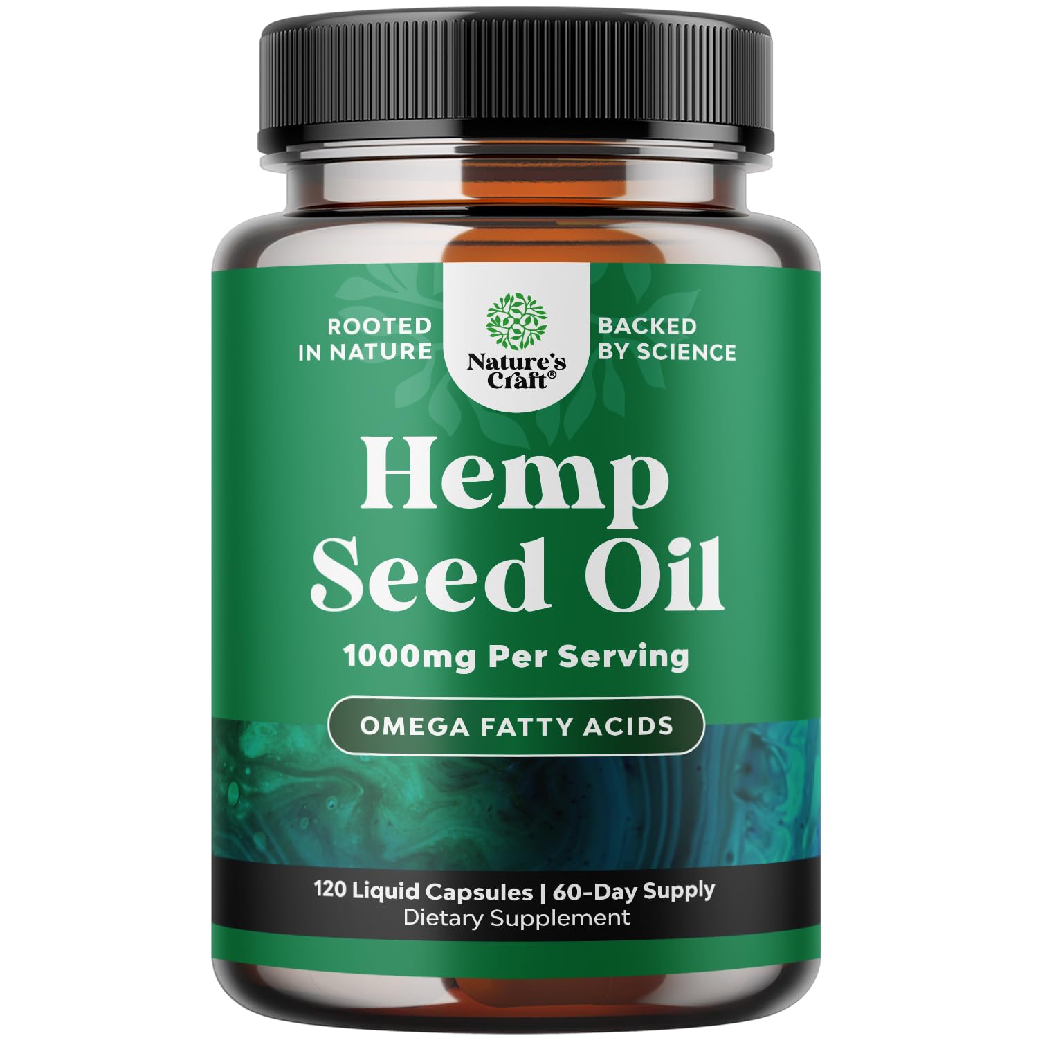 Cápsulas De Aceite De Cáñamo Natures Craft De Alta Absorción 1000 Mg - Venta Internacional.