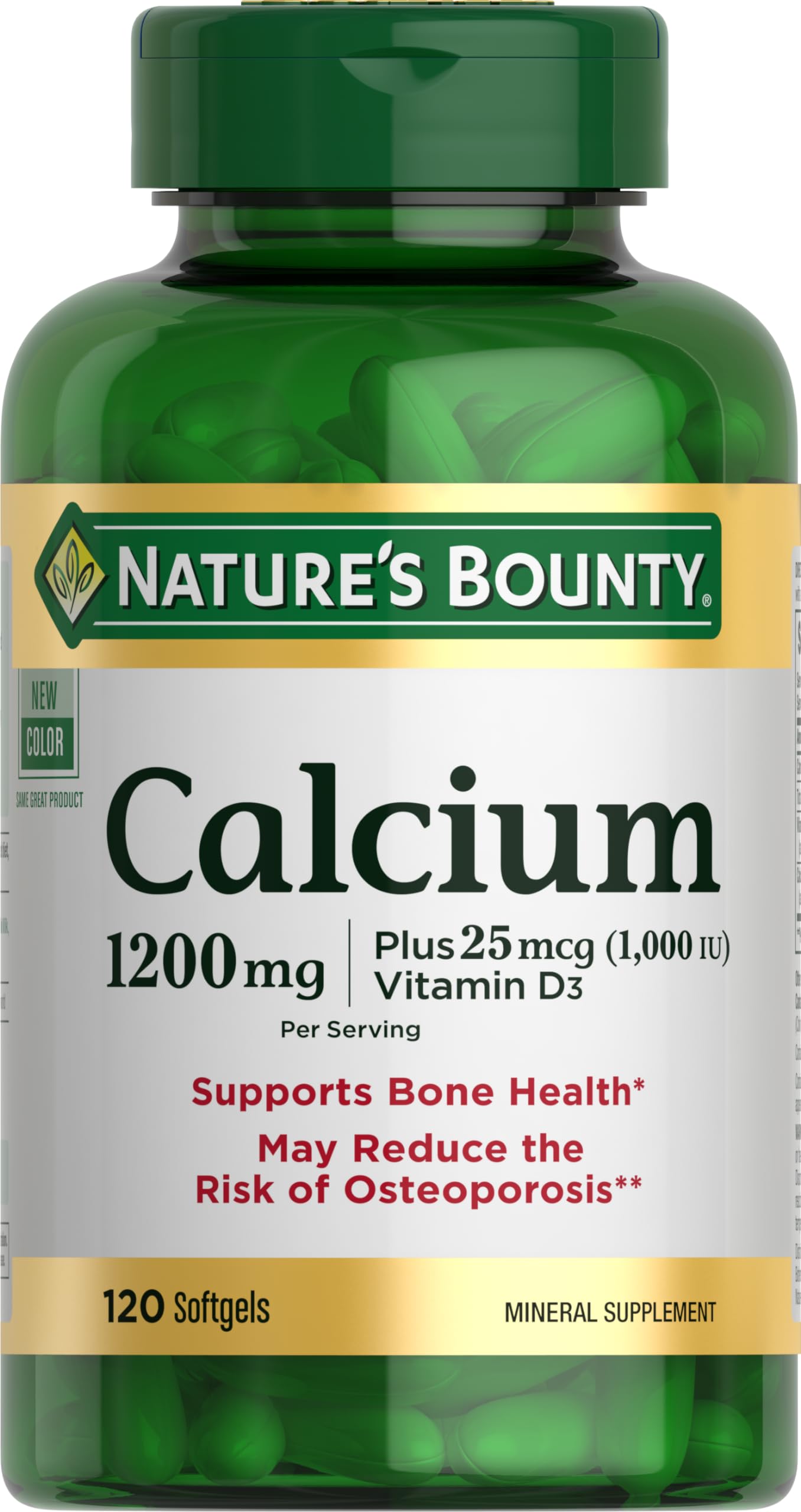 Foto 2 pulgar | Complementa El Carbonato De Calcio Y La Vitamina D De Nature's Bounty - Venta Internacional.
