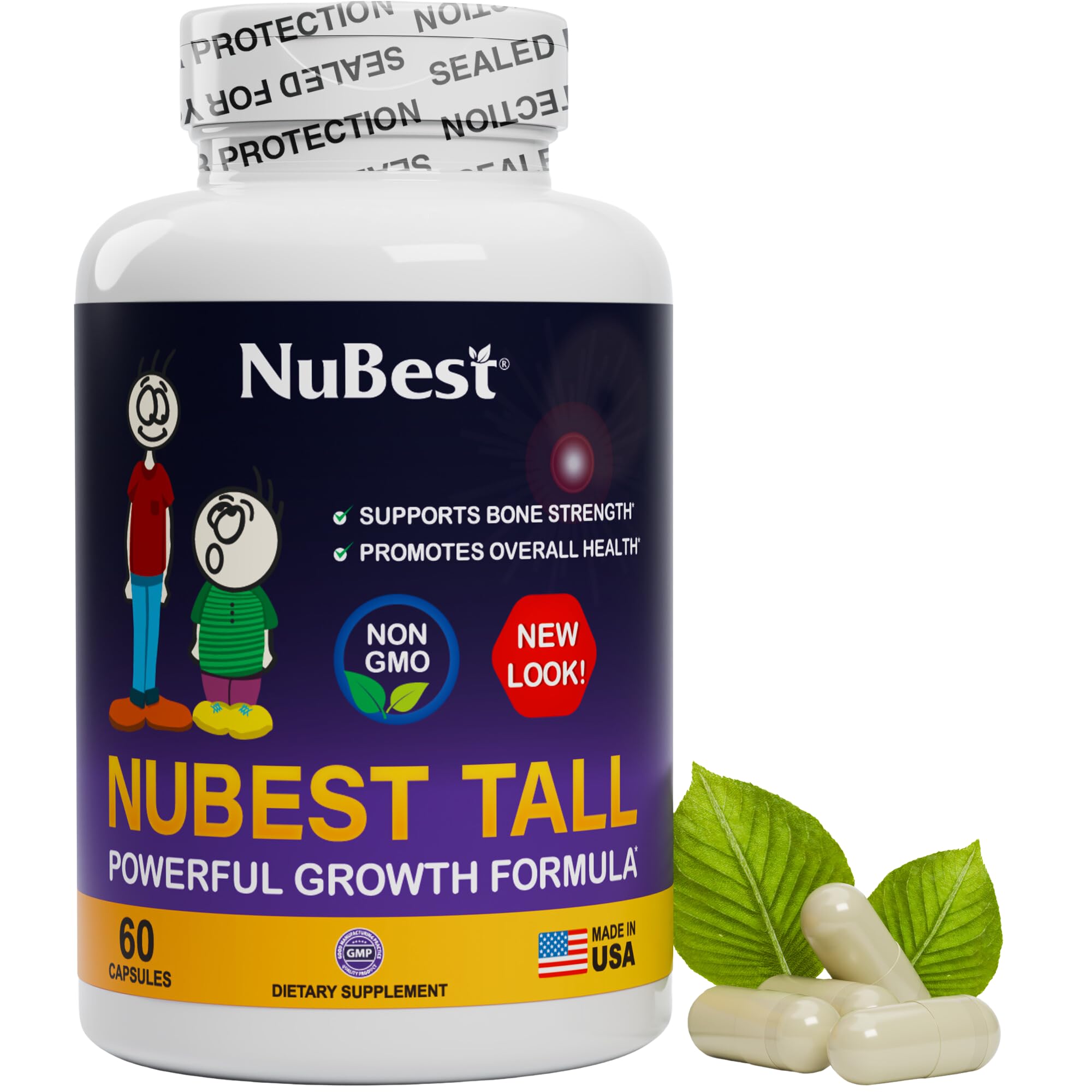 Suplemento Nubest Tall Bone Support 60 Cápsulas Durante 1 Mes - Venta Internacional.