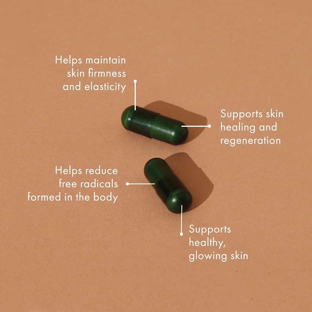 Foto 5 pulgar | Suplemento Welleco The Skin Elixir Greens 60 Cápsulas - Venta Internacional.