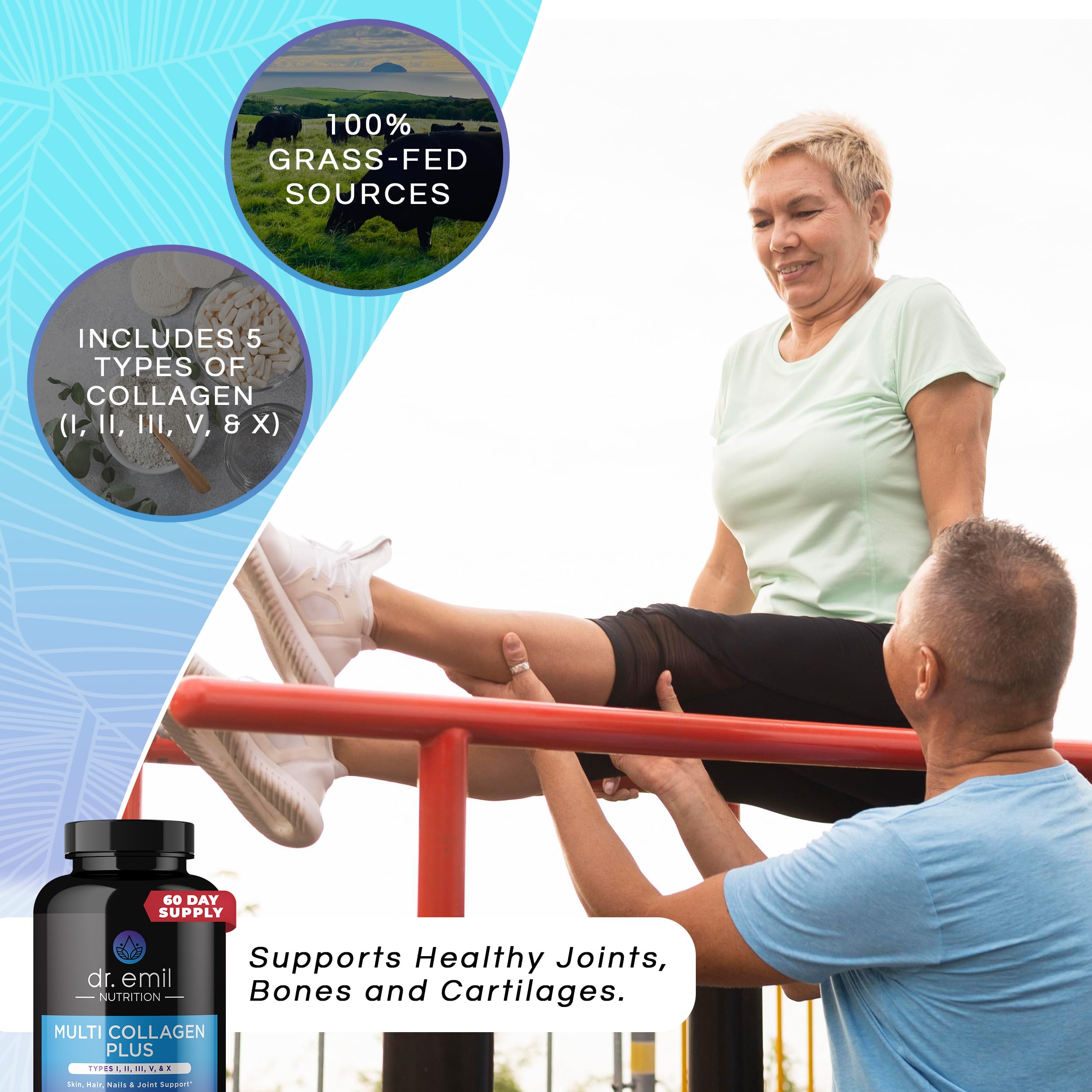 Foto 4 | Suplementos De Colágeno Dr. Emil Nutrition Multi 180 Cápsulas - Venta Internacional.