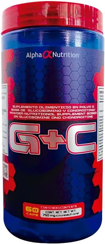 Alpha Nutrition Glucosamina, Condroitina Y Msm, 60 Capsulas