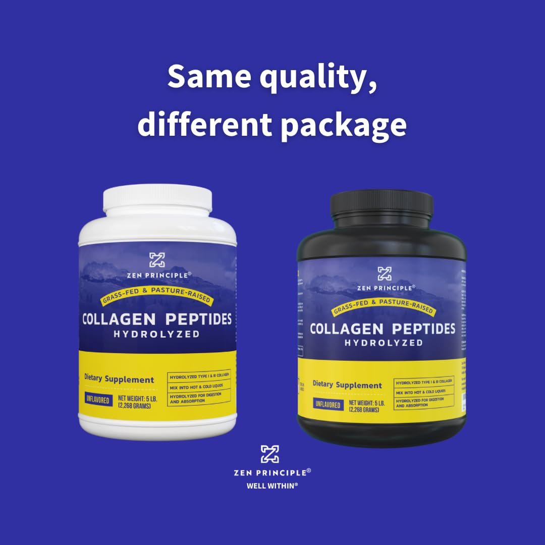 Foto 5 pulgar | Péptidos De Colágeno Zen Principle Alimentados Con Pasto, 2,27 Kg, Antienvejecimiento - Venta Internacional.