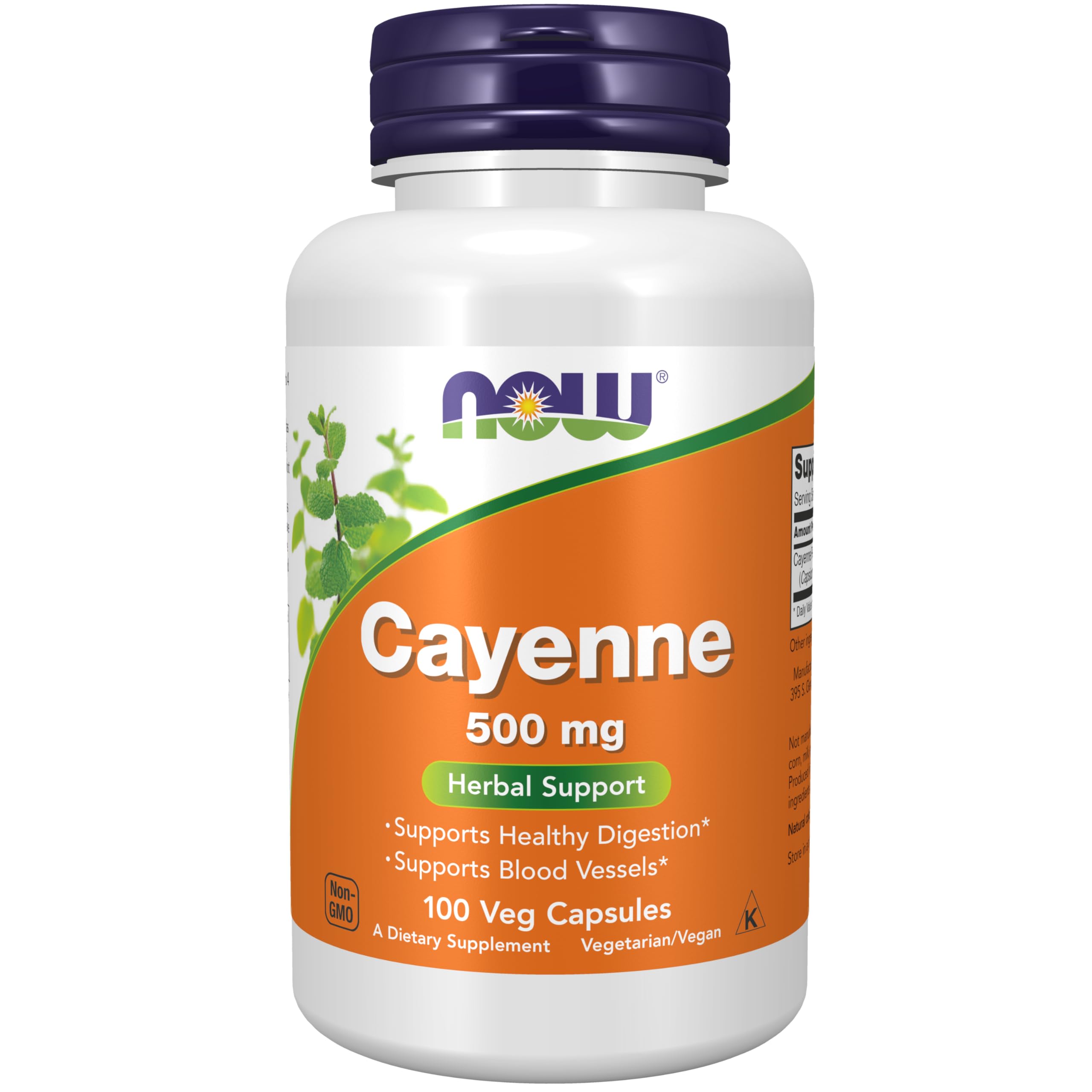 Foto 2 pulgar | Suplementos Now Foods Cayena (capsicum Annuum) 500 Mg 100 Cápsulas - Venta Internacional.