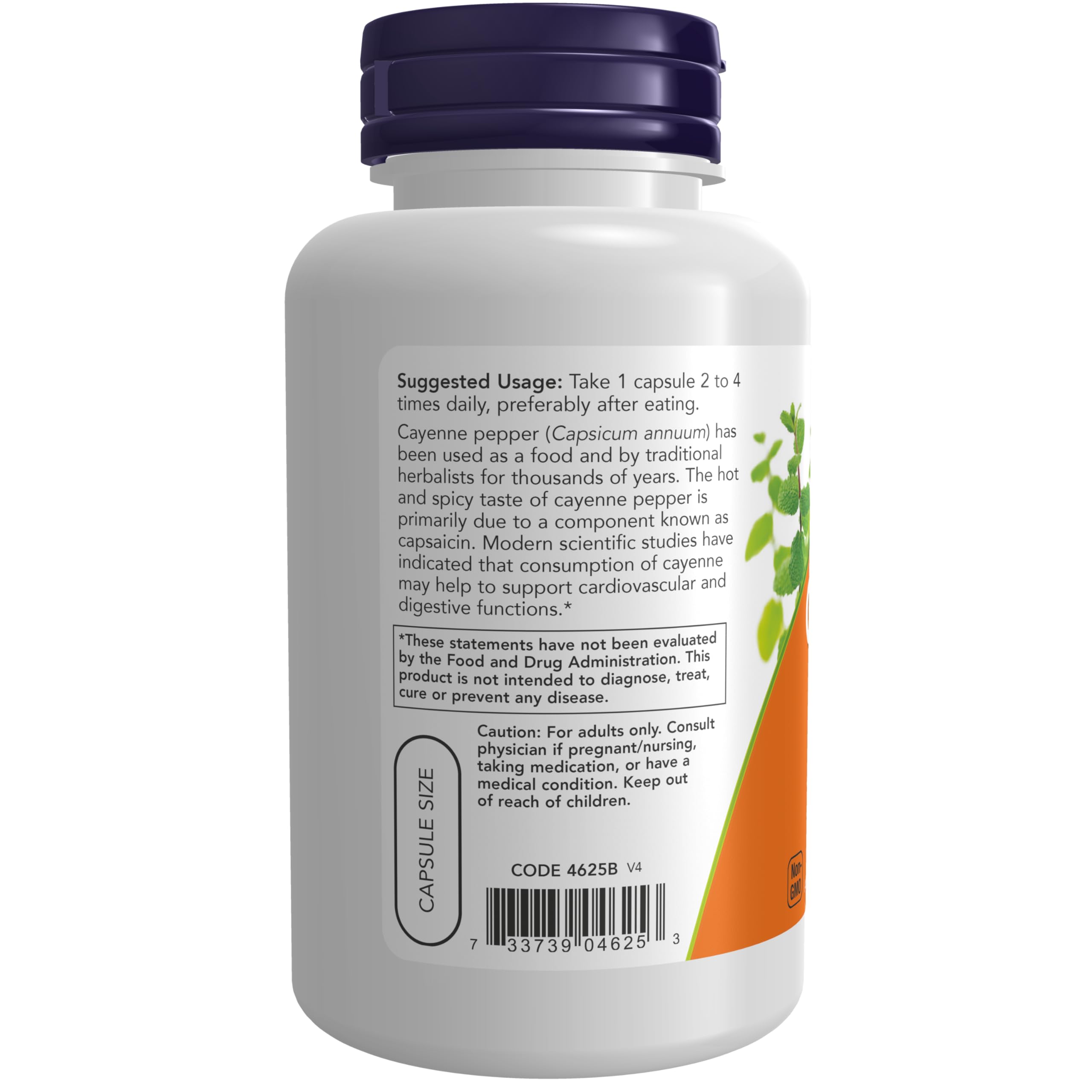 Foto 4 pulgar | Suplementos Now Foods Cayena (capsicum Annuum) 500 Mg 100 Cápsulas - Venta Internacional.