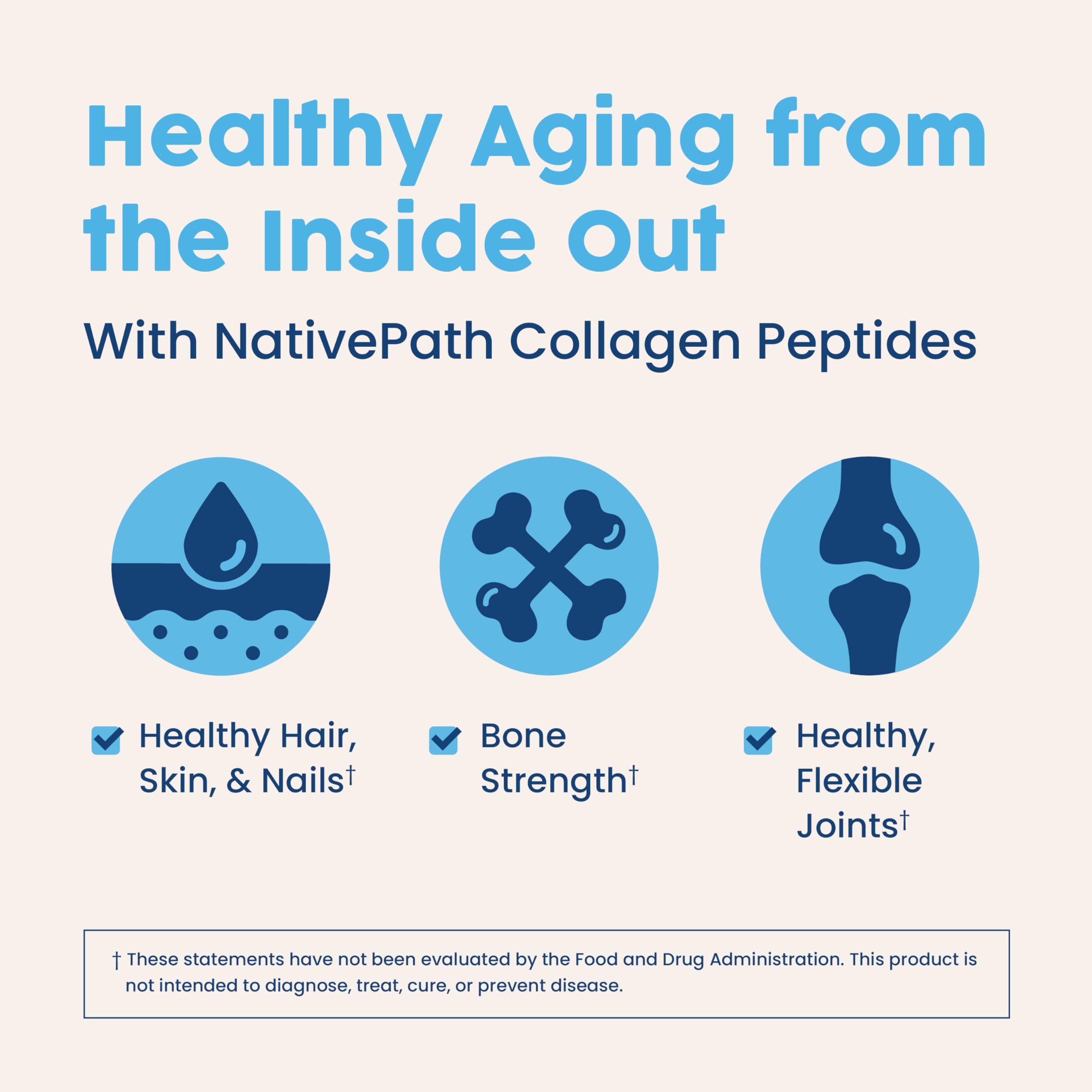 Foto 6 pulgar | Proteína De Péptidos De Colágeno Nativepath Hidrolizada Tipo 1 Y 3, 450 Ml - Venta Internacional.