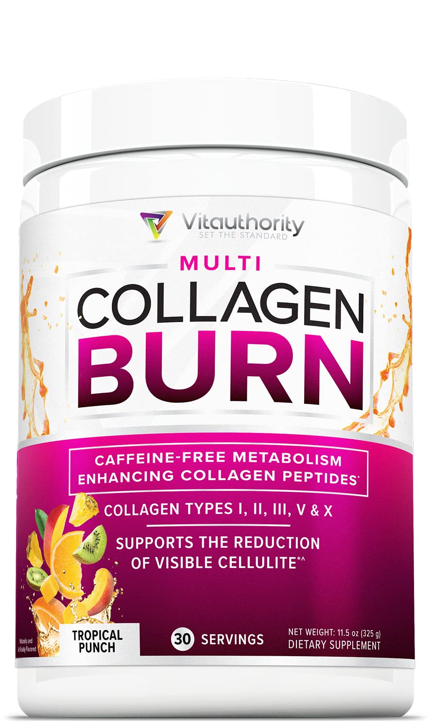 Foto 2 pulgar | Péptidos De Colágeno En Polvo Vitauthority Para Mujeres Adelgazantes, 300 G - Venta Internacional.
