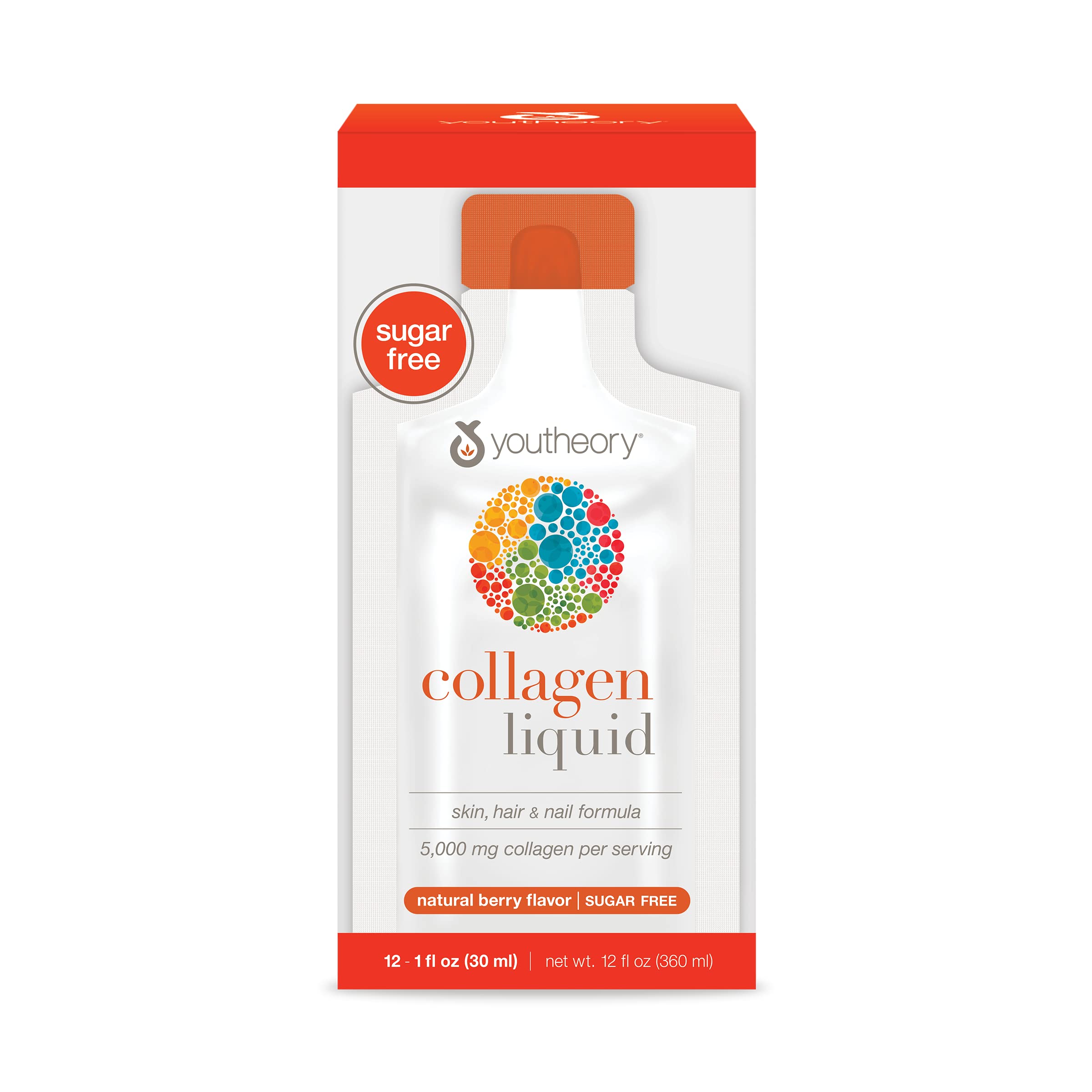 Foto 2 pulgar | Suplemento De Colágeno Youtheory Liquid 5000 Mg Para Cabello, Piel Y Uñas - Venta Internacional.