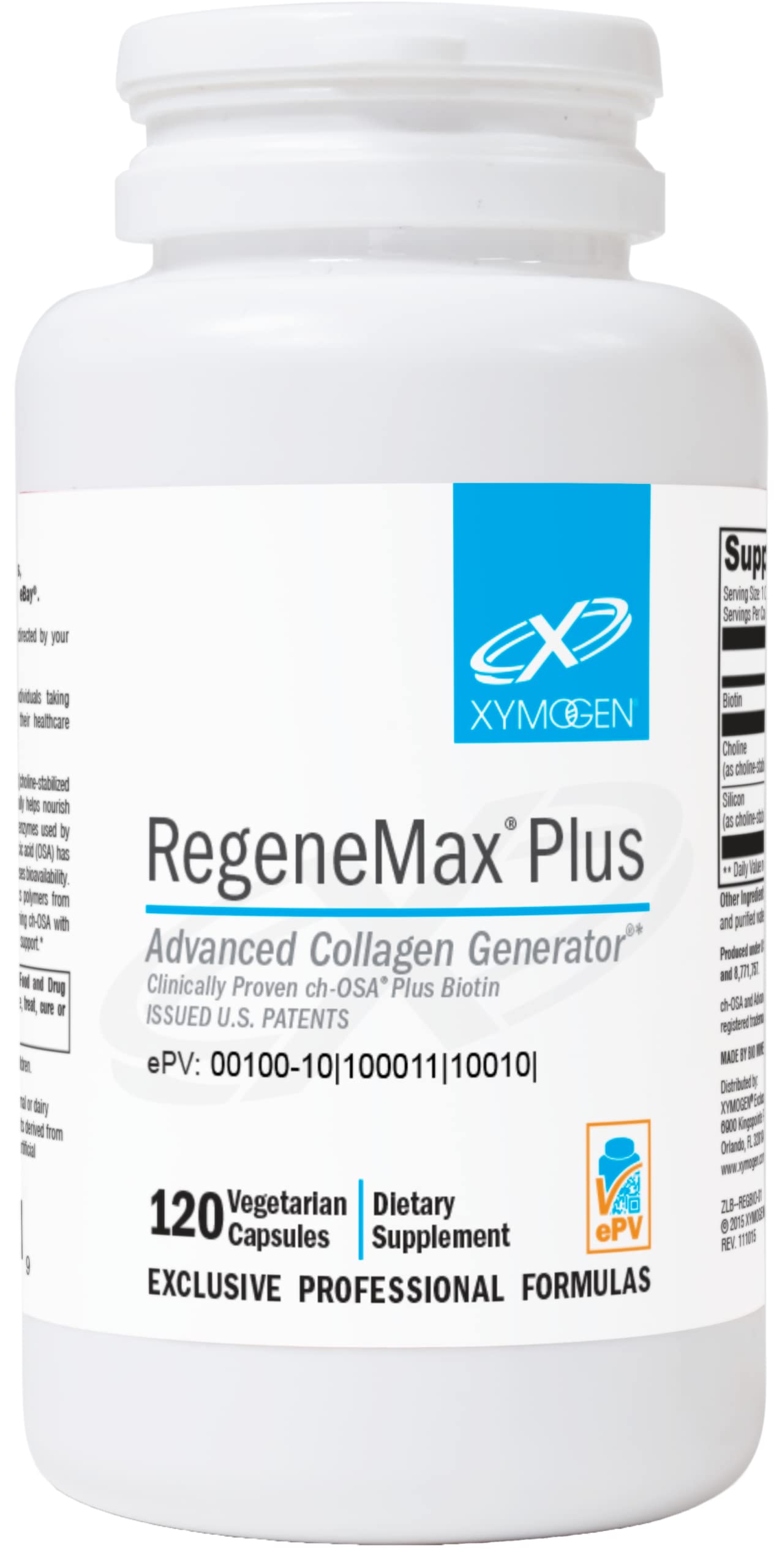 Foto 2 pulgar | Suplemento Xymogen Regenemax Plus Biotina 5000 Mcg 120 Cápsulas - Venta Internacional.