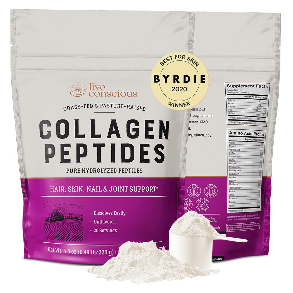 Foto 2 pulgar | Péptidos Hidrolizados Live Conscious De Colágeno En Polvo 220 Ml - Venta Internacional.