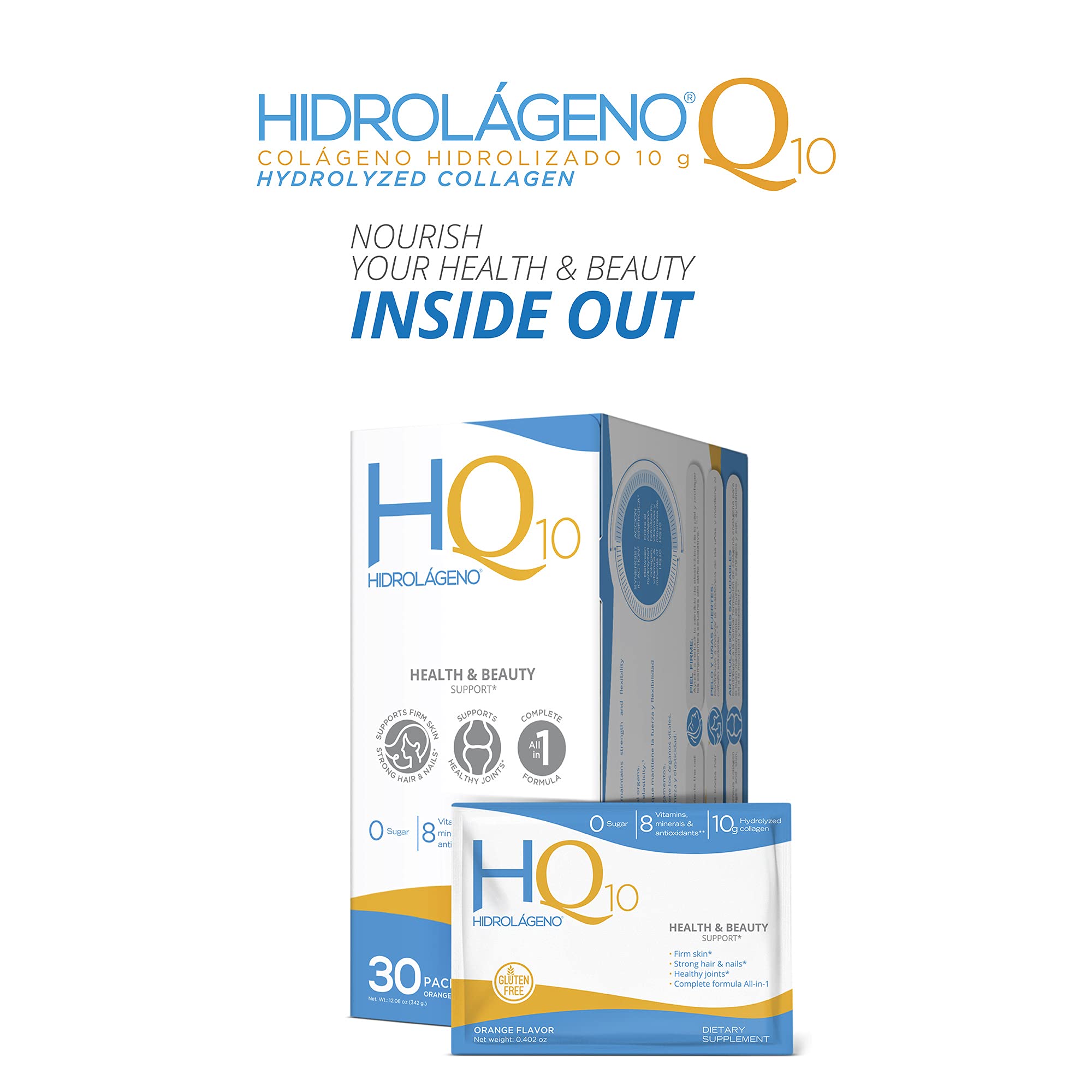Foto 3 pulgar | Suplemento De Colágeno Hidrolizado Hidrolágeno Q10 Con Vitaminas - Venta Internacional.