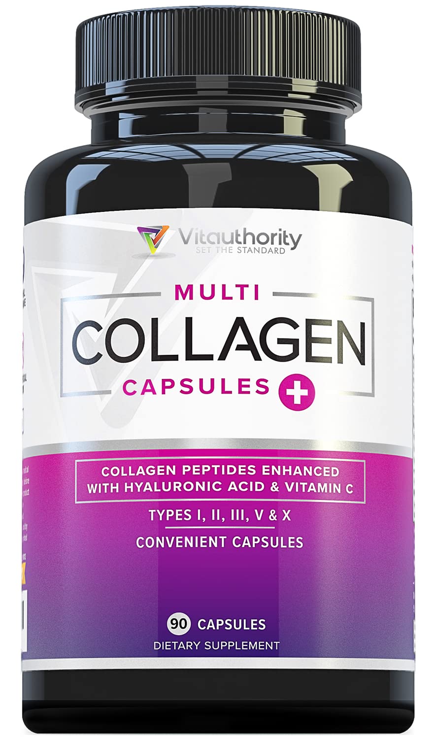 Píldoras De Colágeno Vitauthority Multi Type I Ii Iii V X 30 Porciones - Venta Internacional.