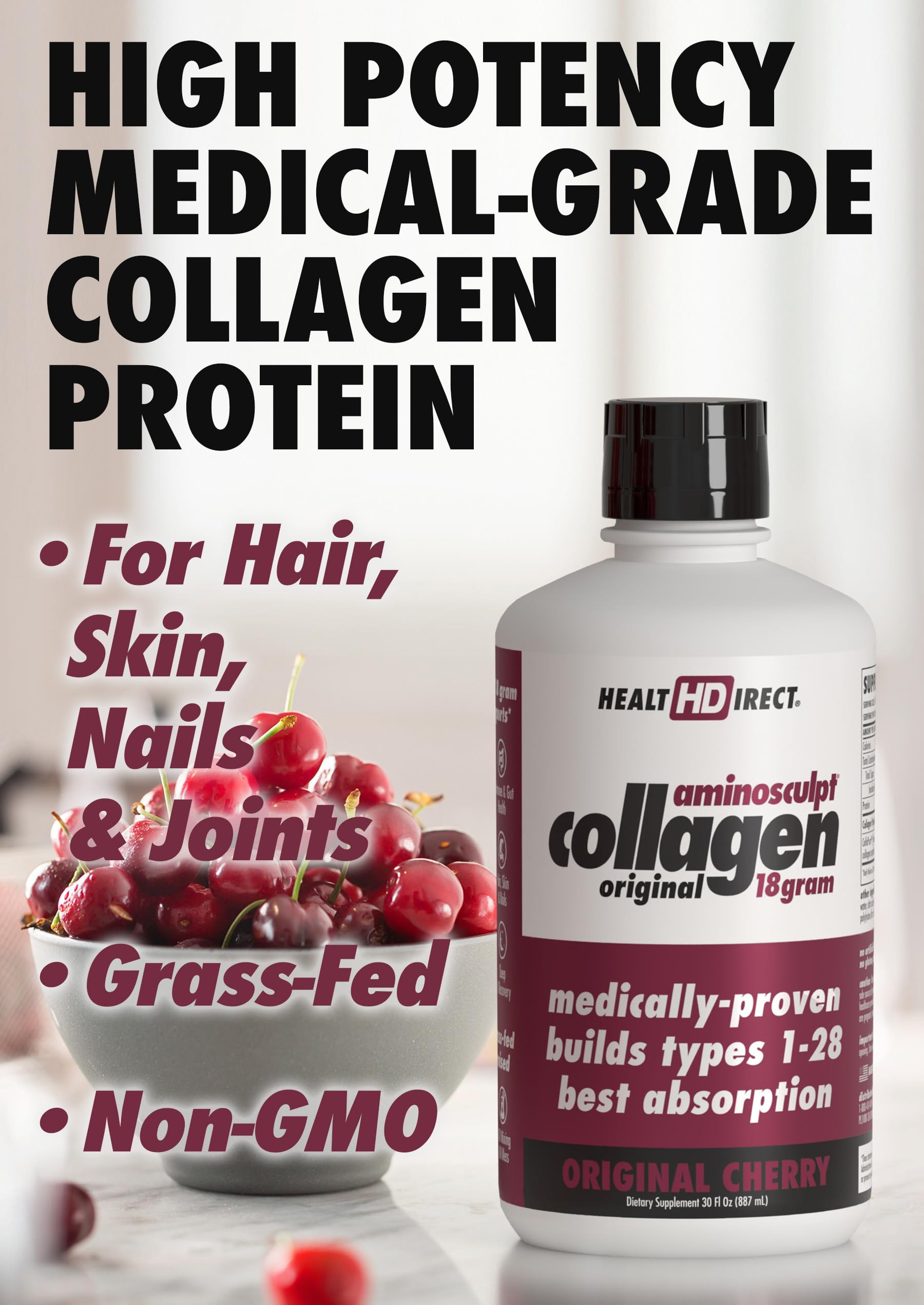 Foto 4 pulgar | Suplemento De Colágeno Health Direct Aminosculpt Liquid 900 Ml - Venta Internacional.