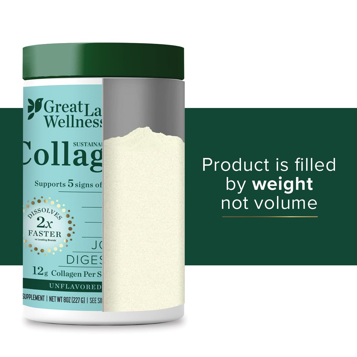 Foto 7 pulgar | Péptidos De Colágeno Great Lakes Wellness Marine 240 Ml - Venta Internacional.