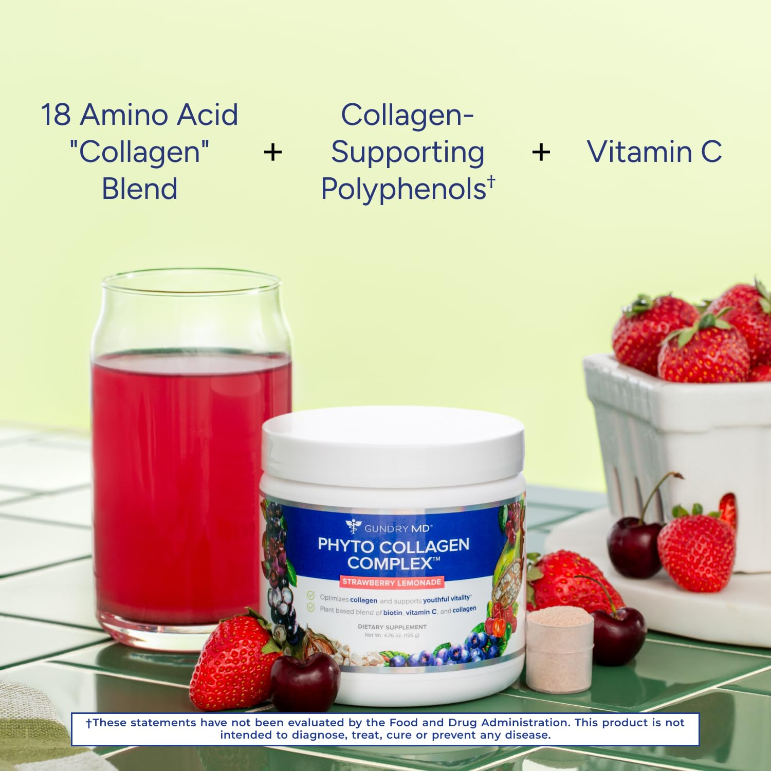 Foto 2 | Suplemento Gundry Md Phyto Collagen Complex Con Limonada De Fresa - Venta Internacional.