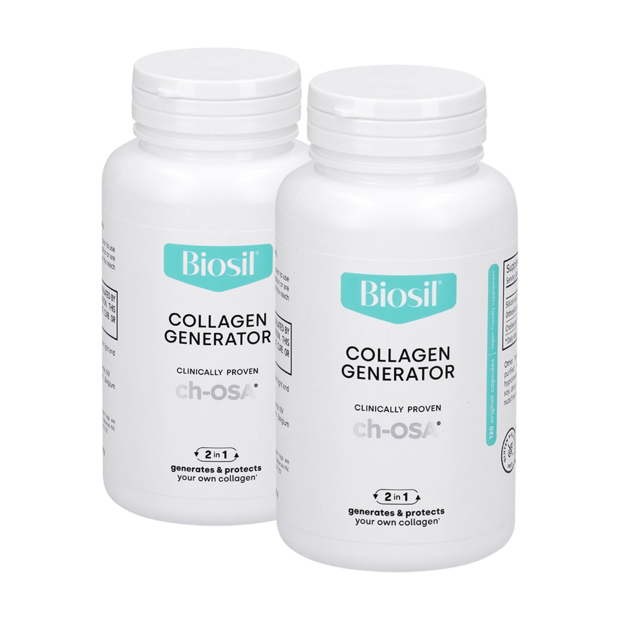Foto 2 pulgar | Suplemento Biosil Collagen Generator 120 Cápsulas X2 120 Días - Venta Internacional.
