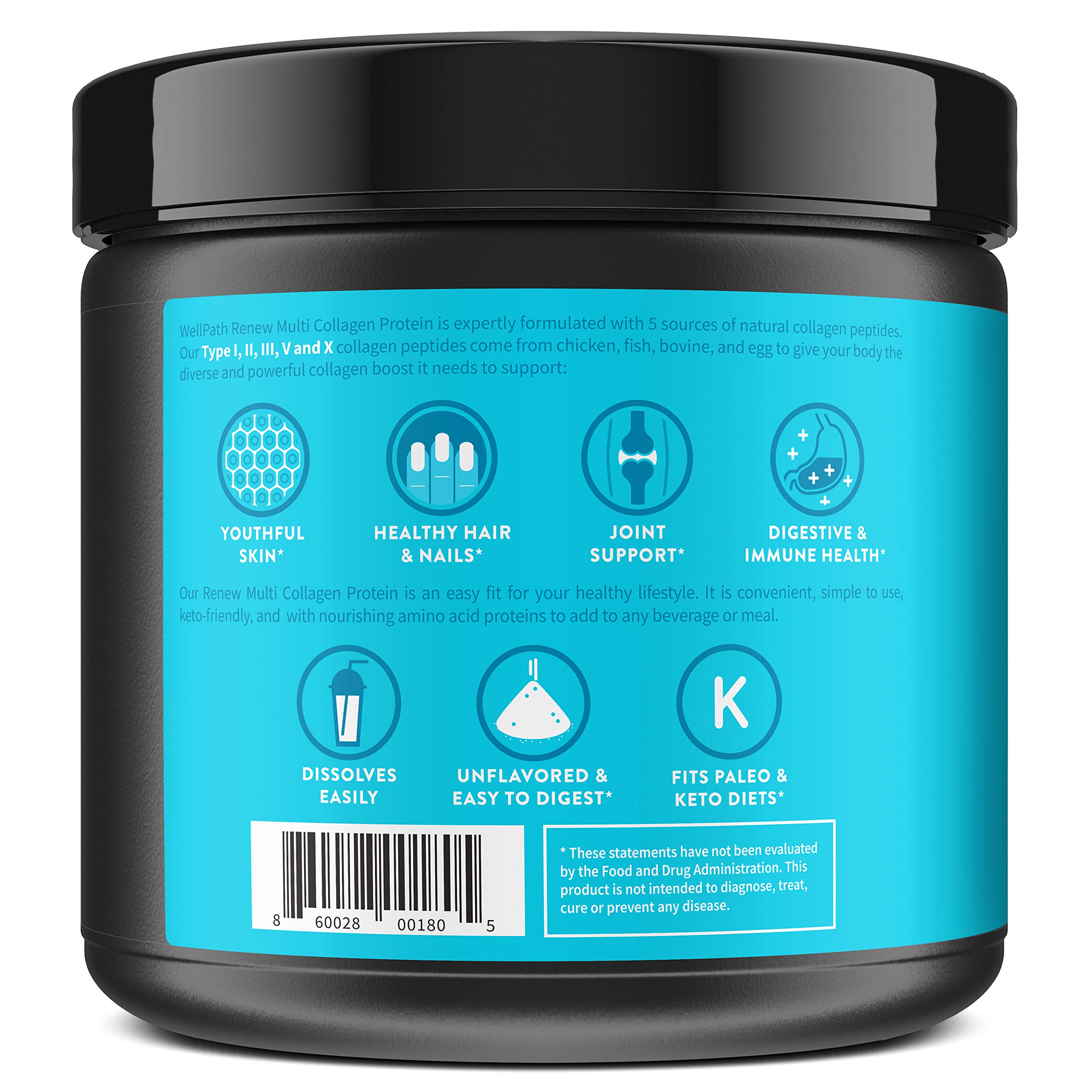 Foto 4 pulgar | Proteína De Colágeno En Polvo Wellpath Renew Para Mujer 325 Ml - Venta Internacional.