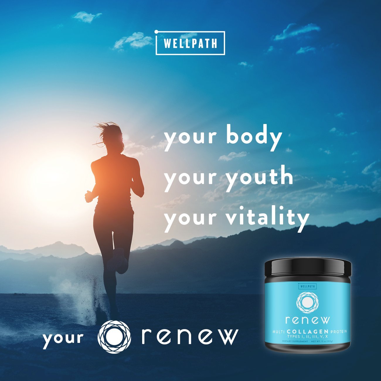 Foto 6 pulgar | Proteína De Colágeno En Polvo Wellpath Renew Para Mujer 325 Ml - Venta Internacional.