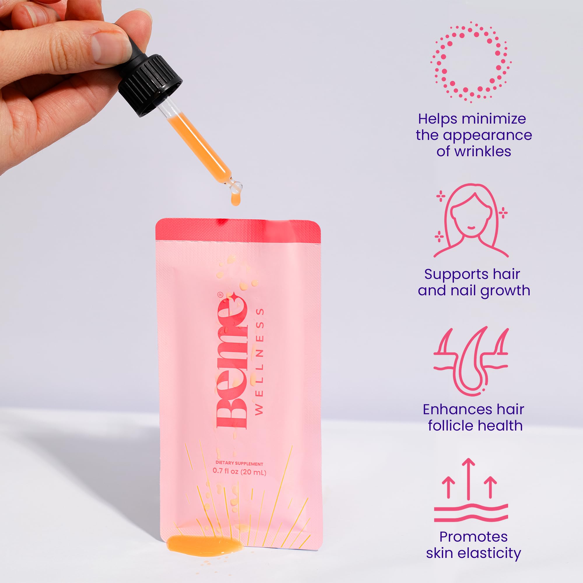 Foto 4 pulgar | Bebida De Colágeno Líquido Beme Be Radiant Con Péptidos De Colágeno - Venta Internacional.