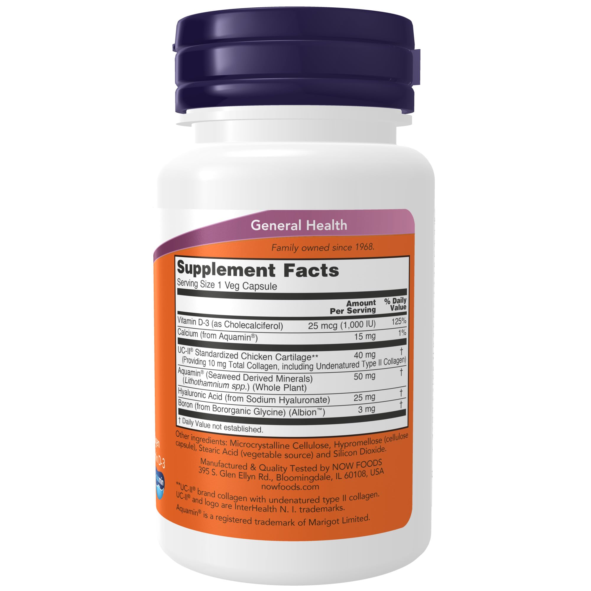 Foto 3 pulgar | Supplements Now Foods Uc-ii Advanced Joint Relief 60 Cápsulas - Venta Internacional.