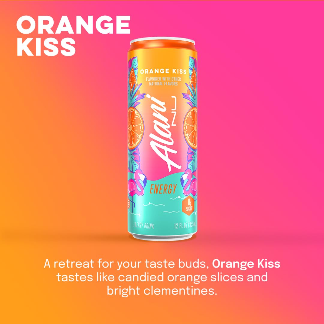 Foto 4 pulgar | Bebida Energética Alani Nu Orange Kiss Sin Azúcar 355 Ml 10 Calorías - Venta Internacional.