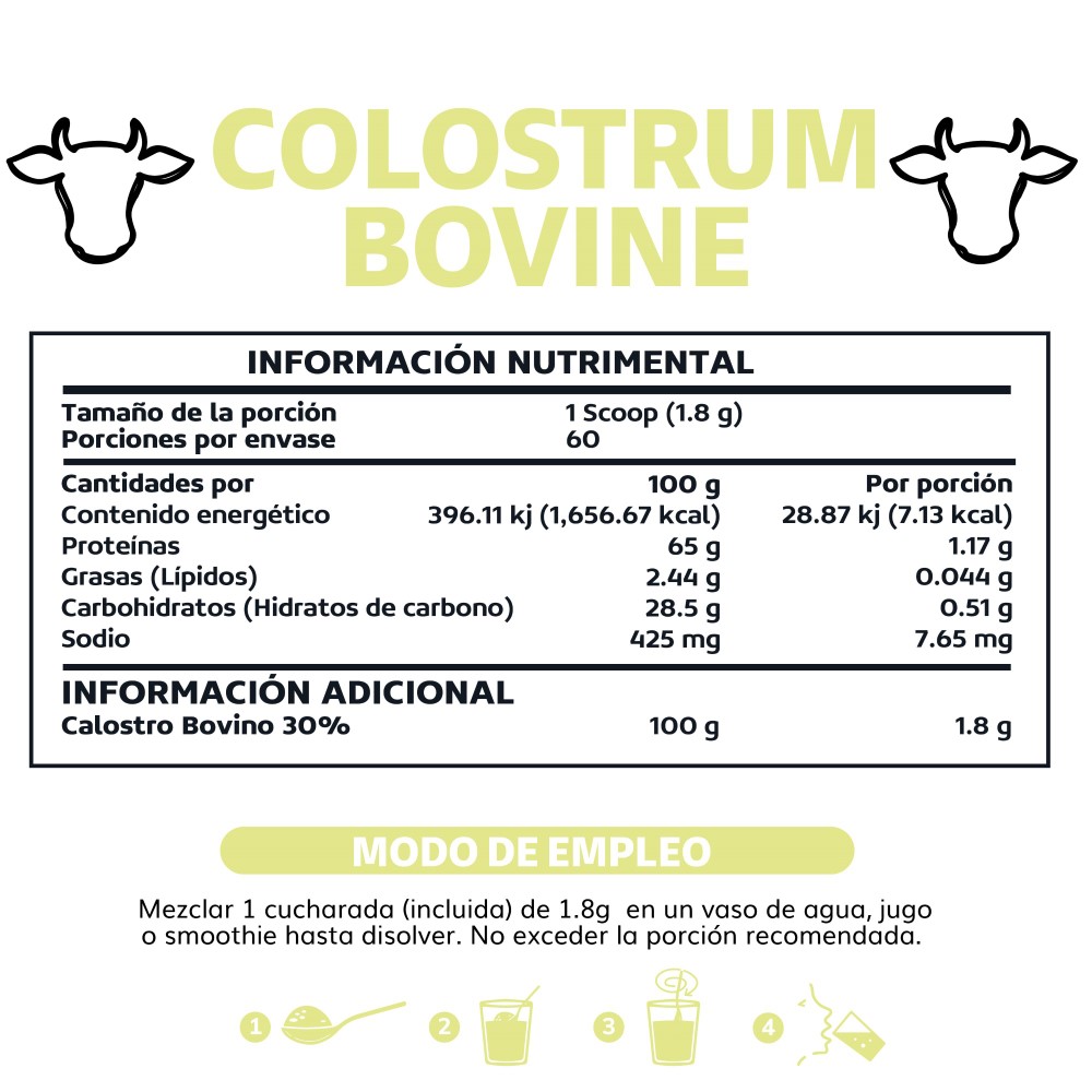Foto 7 pulgar | Suplemento Alimenticio Beyond Vitamins Calostro Bovino 30% Certificado Grass Fed De Libre Pastoreo Bovine Colostrum 108g