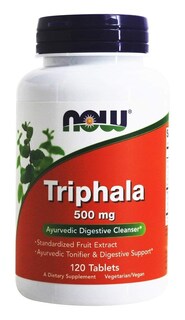 Foto 1 | Suplemento Now Foods Triphala 500 Mg 120 Comprimidos - Venta Internacional.