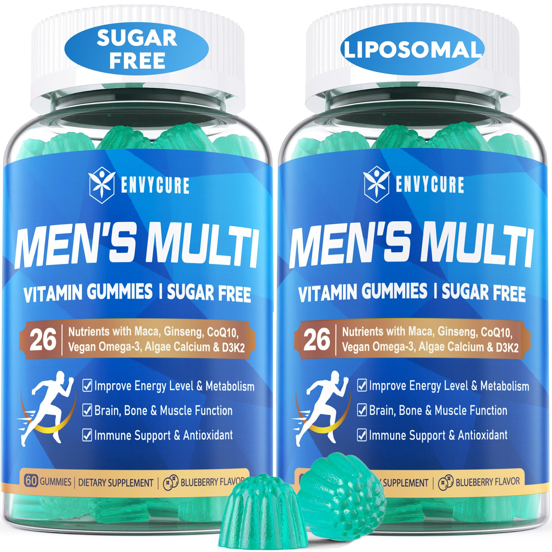 Foto 2 pulgar | Gomitas Multivitamínicas Supplement Envycure para Hombres 120 Unidades - Venta Internacional