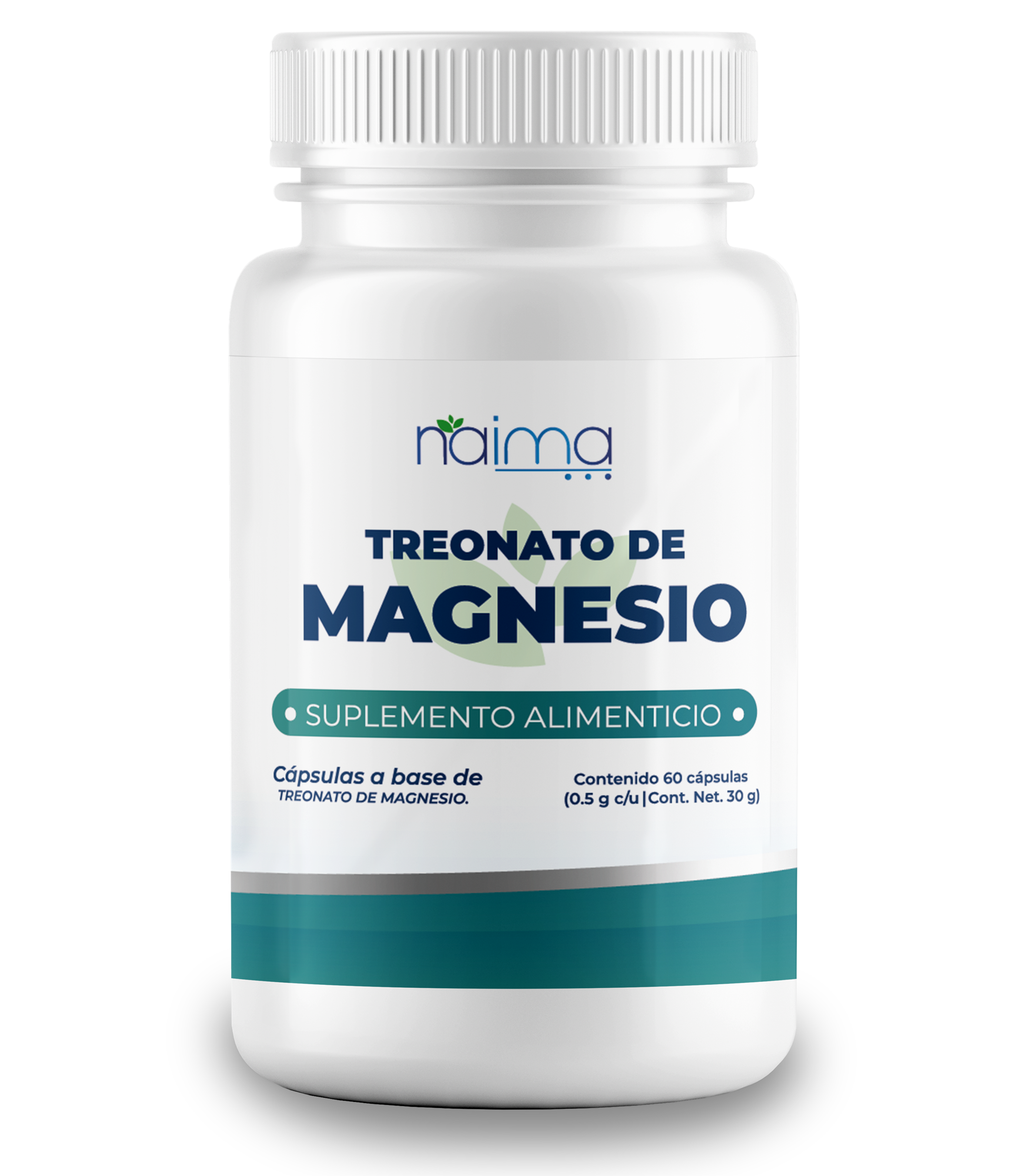 Foto 1 | Treonato de Magnesio Naima Lab 60 Cápsulas