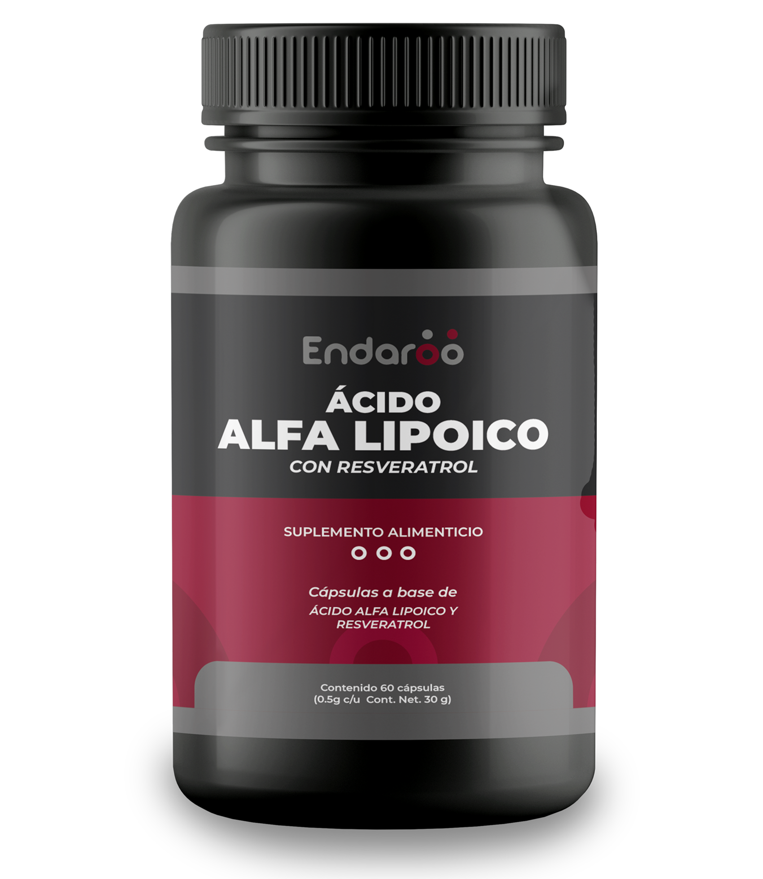 Foto 2 pulgar | Ácido Alfa Lipoico 60 Cápsulas + Resveratrol Naima Lab
