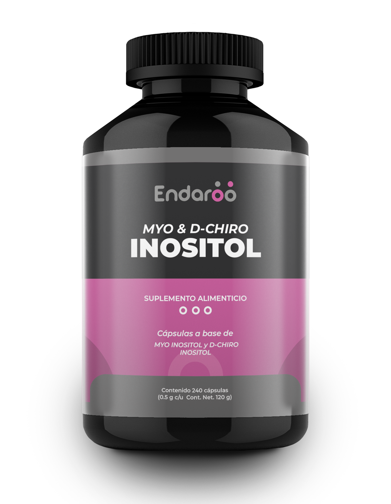 Foto 2 pulgar | Inositol Myo Inositol y D-chiro Inositol Naima Lab 240 Cápsulas