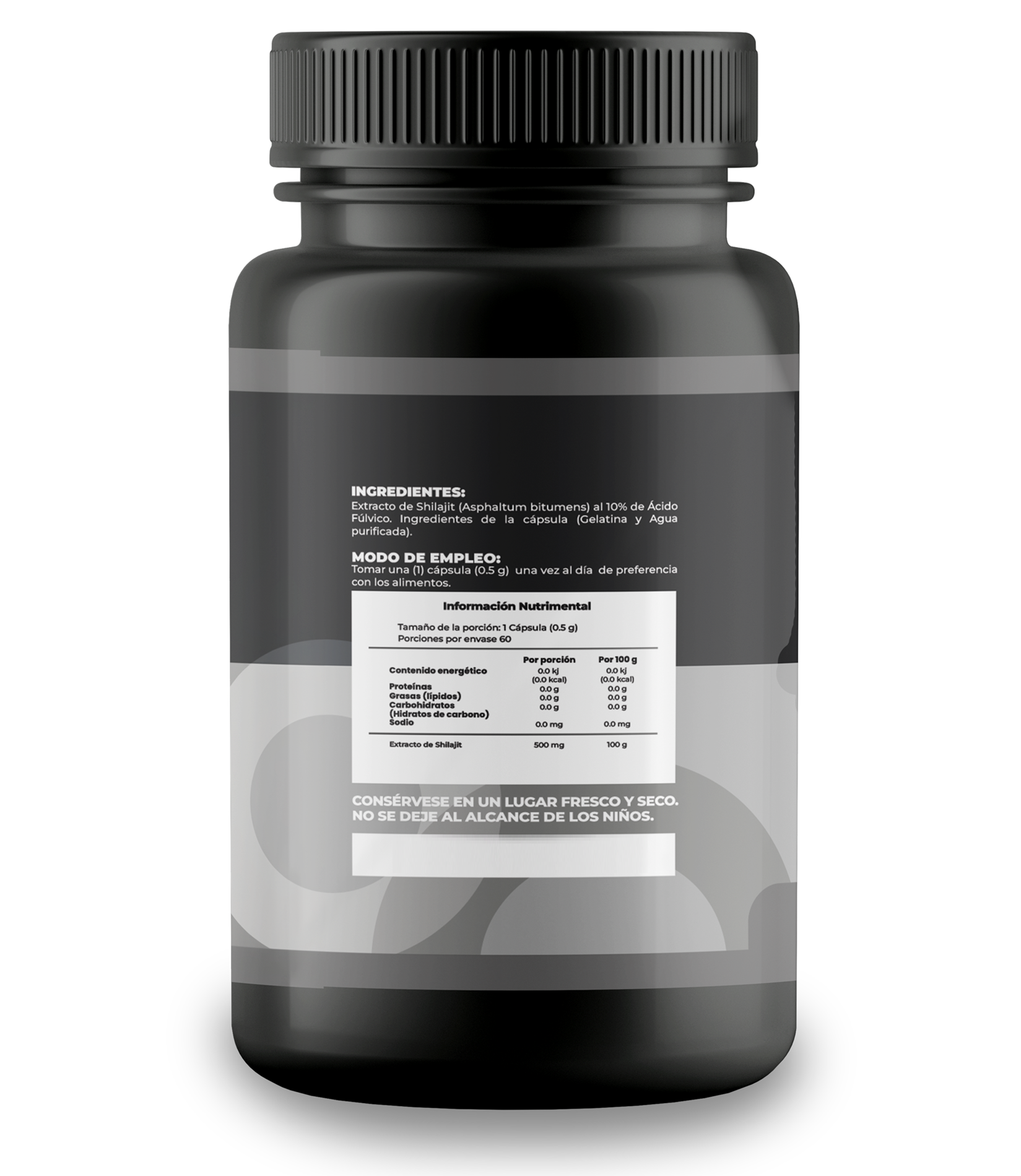 Foto 3 pulgar | Shilajit Premium 60 Cápsulas Naturales - Energía Y Vitalidad