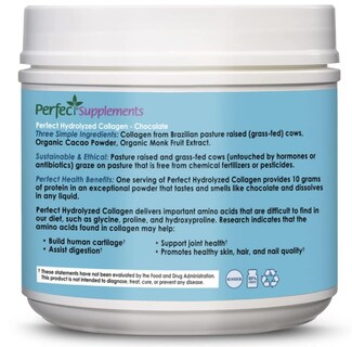 Foto 3 | Suplemento De Colágeno Perfect Hydrolized Chocolate 396 G - Venta Internacional.