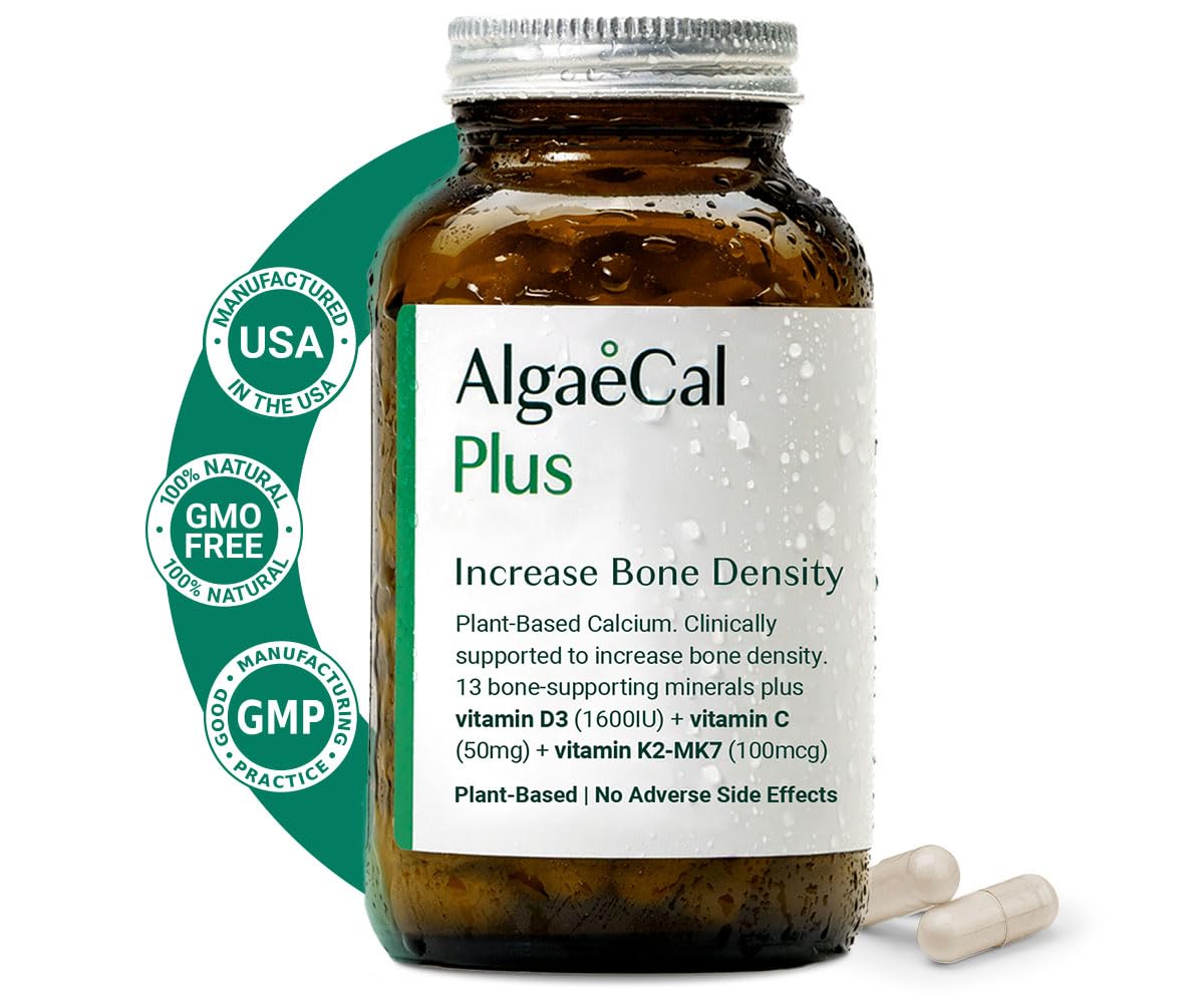 Suplemento Algaecal Plus De Calcio Orgánico Para Algas Rojas, 120 Cápsulas - Venta Internacional.