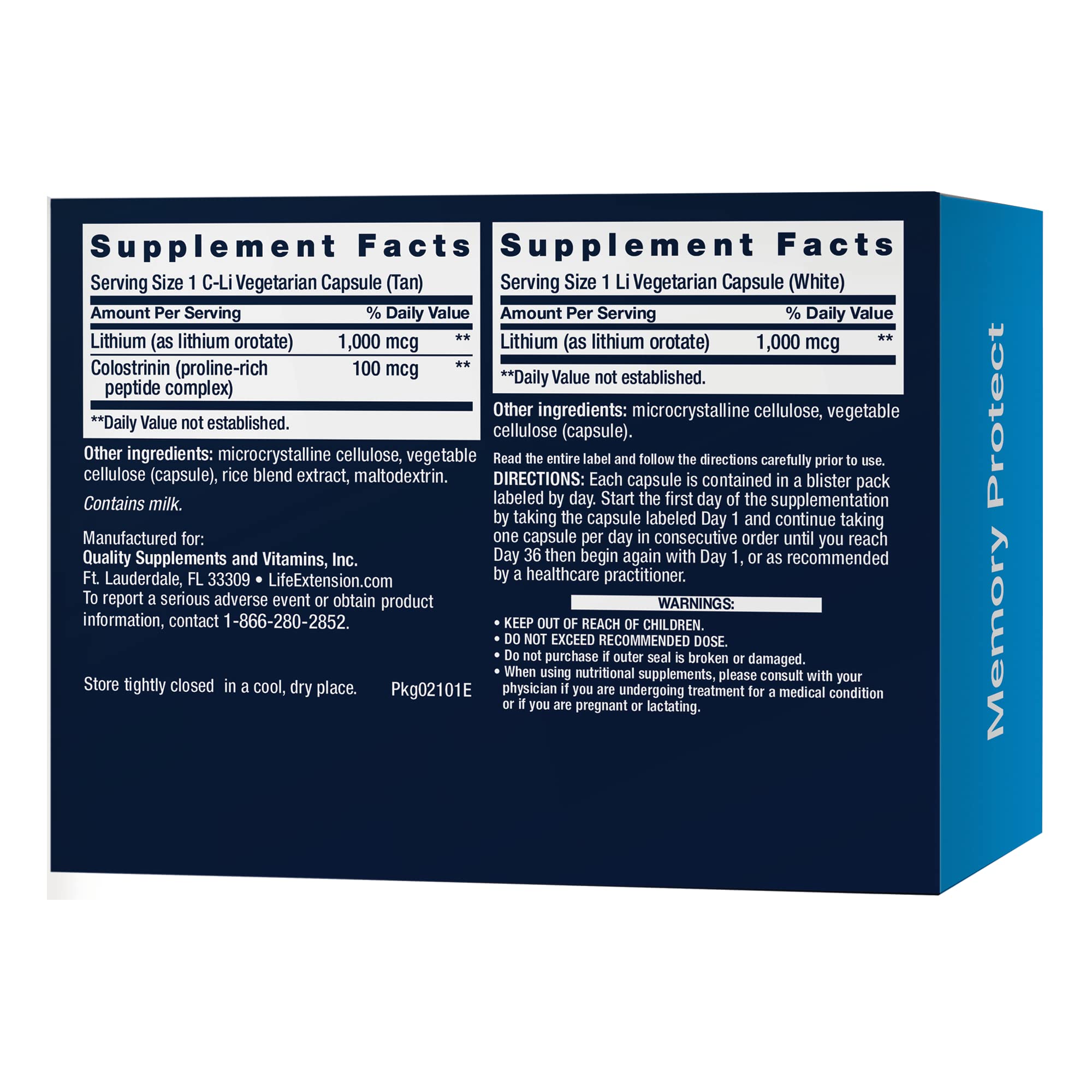 Foto 2 | Memory Protect Life Extension Brain Memory Health Support - Venta Internacional.