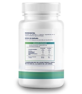 Foto 2 | L- Teanina Con Magnesio (glicinato De Magnesio) - 500mg Por Cápsula - 100 Cápsulas- L-theanine & Glycinate