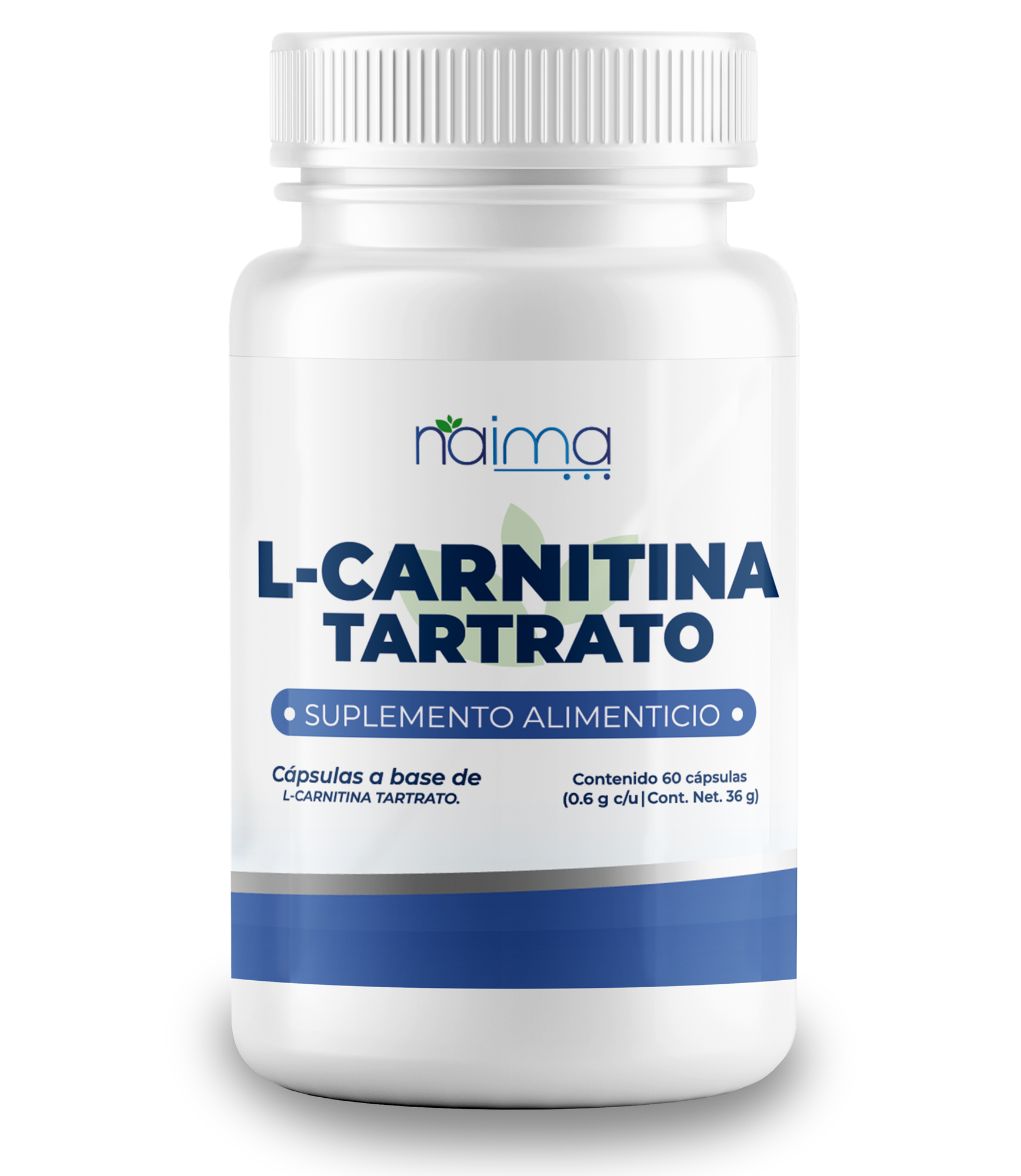 Foto 2 pulgar | L Carnitina 1200mg - 60 Cápsulas - Sin Rellenos - Pure L Carnitine