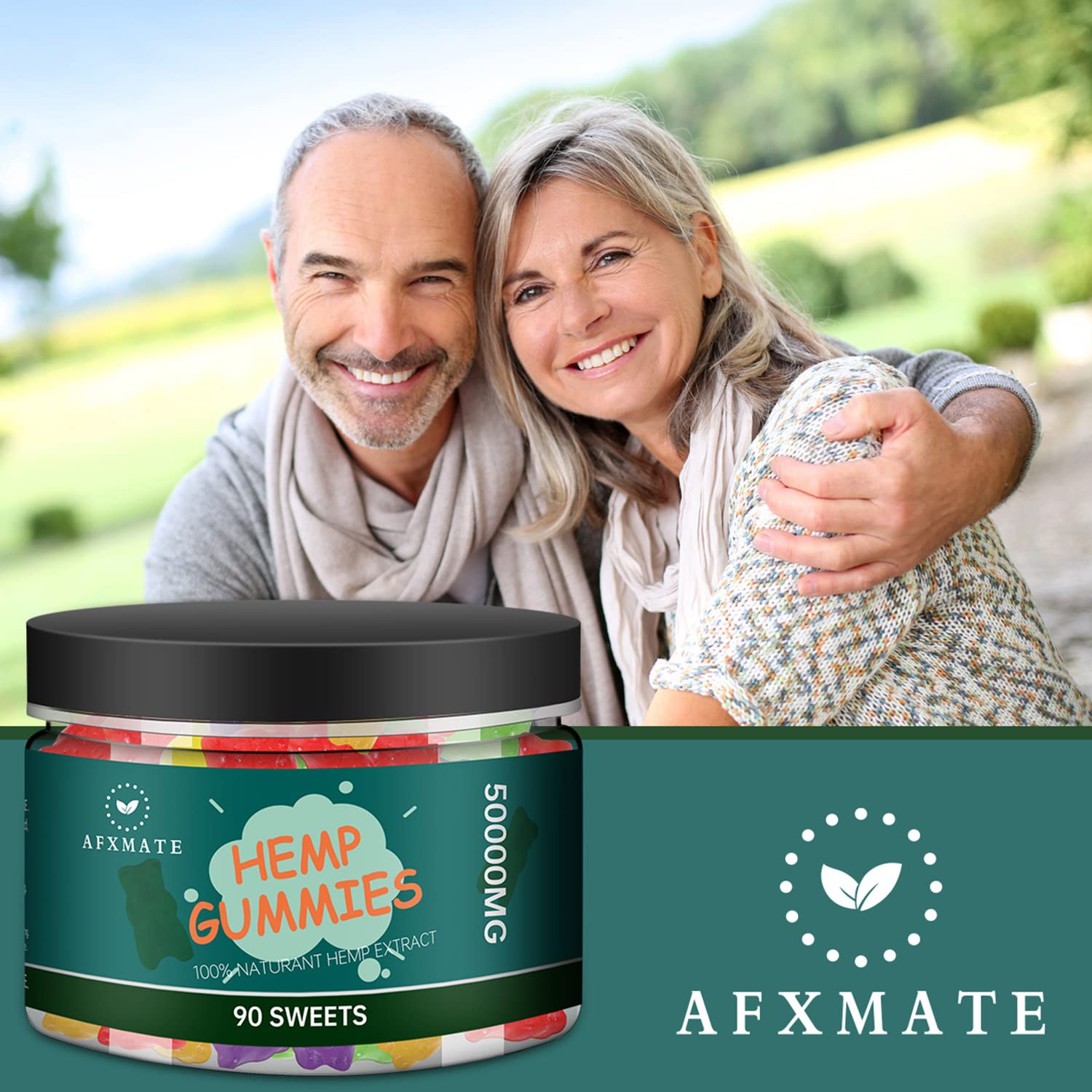 Foto 4 pulgar | Gomitas De Cáñamo Afxmate 50000 Mg Con Vitamina E Y B6 (90 Gomitas) - Venta Internacional.
