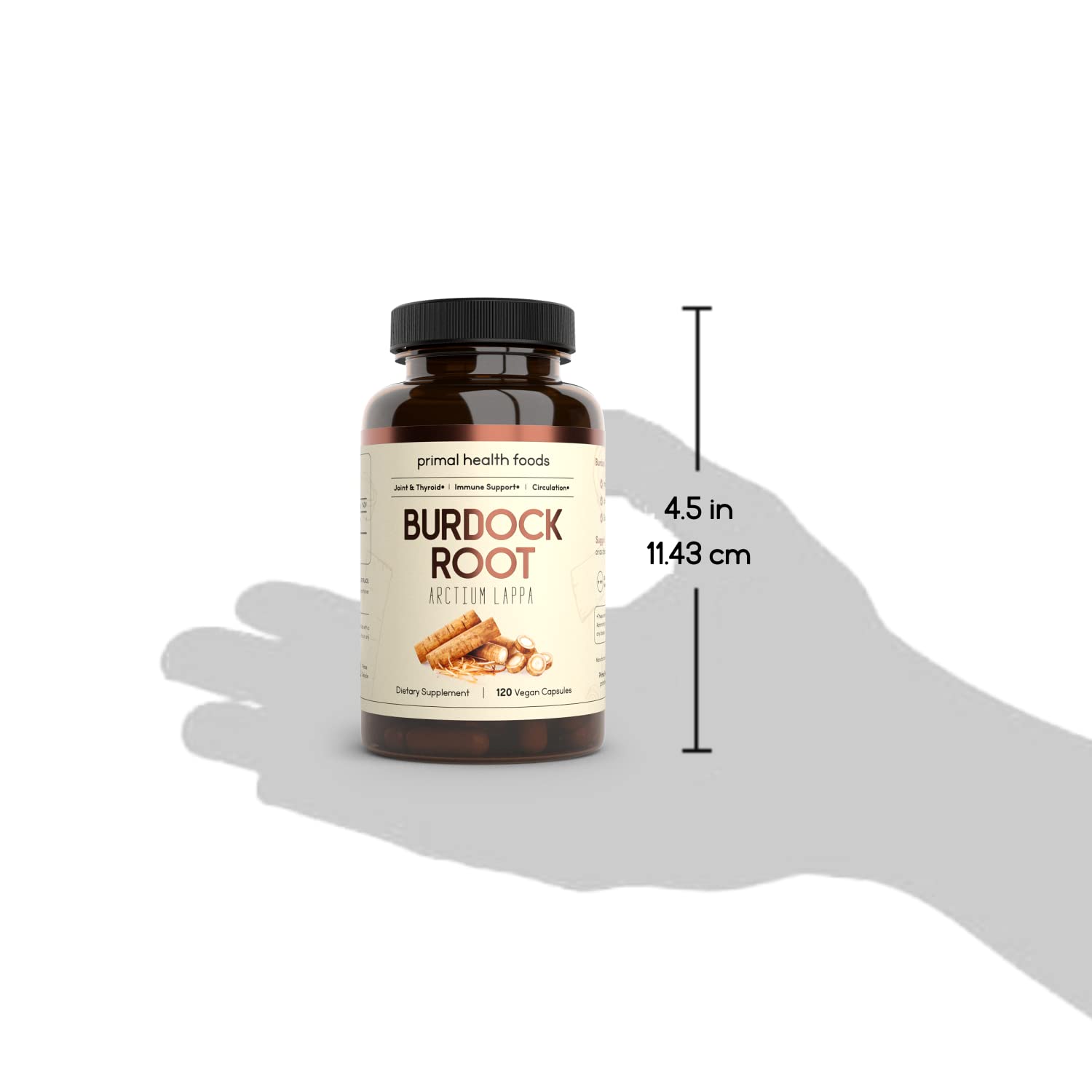 Foto 7 pulgar | Suplemento De Raíz De Bardana Orgánica Primal Health Foods 1000 Mg - Venta Internacional.
