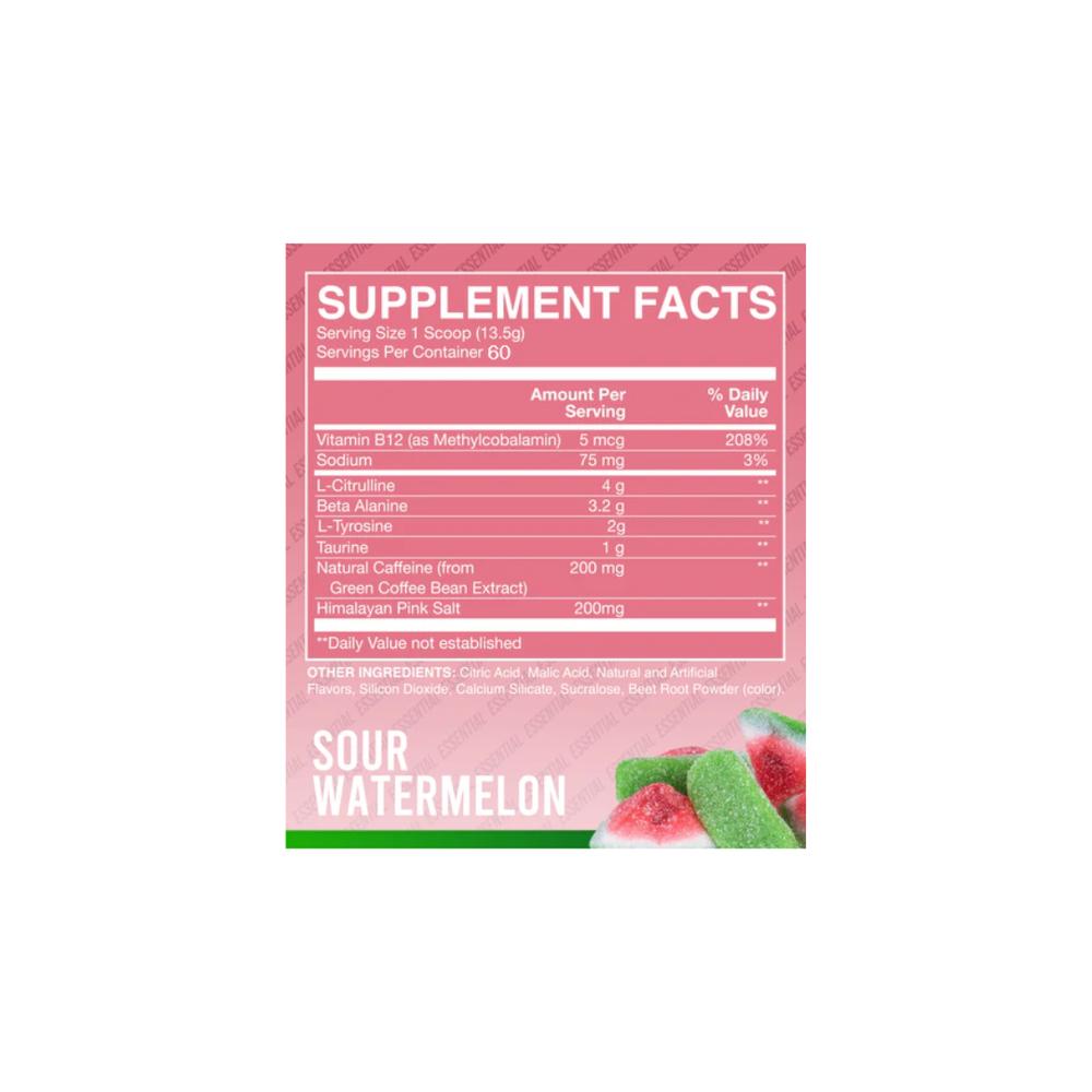 Foto 3 pulgar | Suplemento Raw Cbum Essential Pre Workout 60