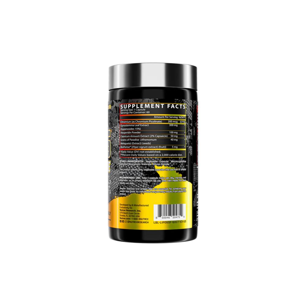 Foto 3 pulgar | Suplemento Nutrex Lipo 6 Stim Free Sin Estimulantes 60 Cápsulas