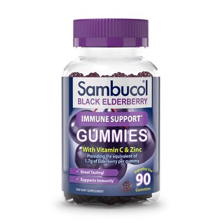 Foto 1 | Complementa Las Gomitas De Saúco Sambucol Con Vitamina C Y Zinc, 90 Unidades - Venta Internacional.