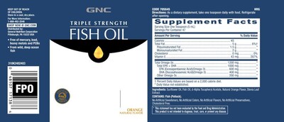 Foto 2 | Suplemento de Aceite de Pescado GNC Triple Strength de 240 ml con 1000 mg de Omega-3 - Venta Internacional