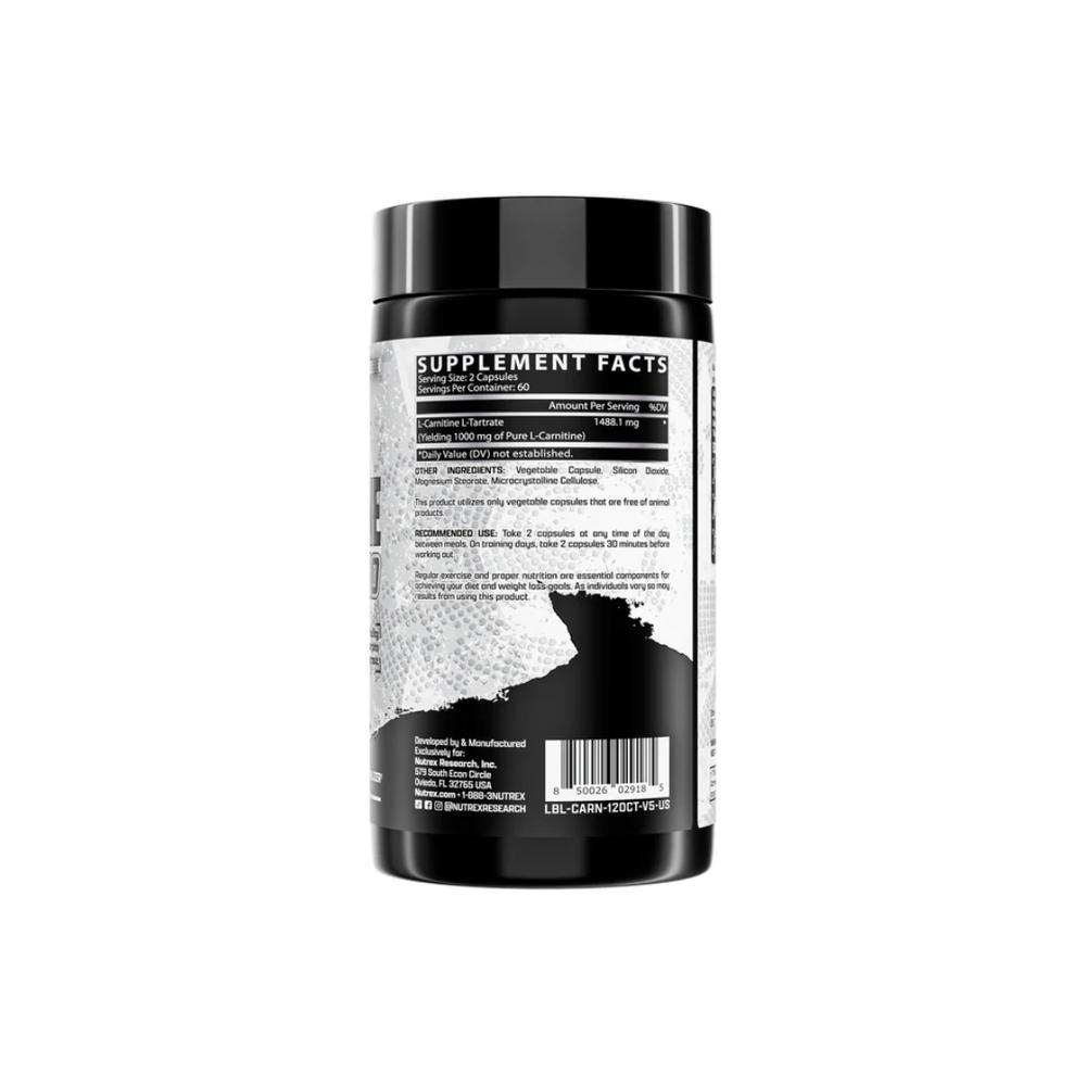 Foto 3 pulgar | Suplemento Nutrex L-carnitina 1000 120 Cápsulas