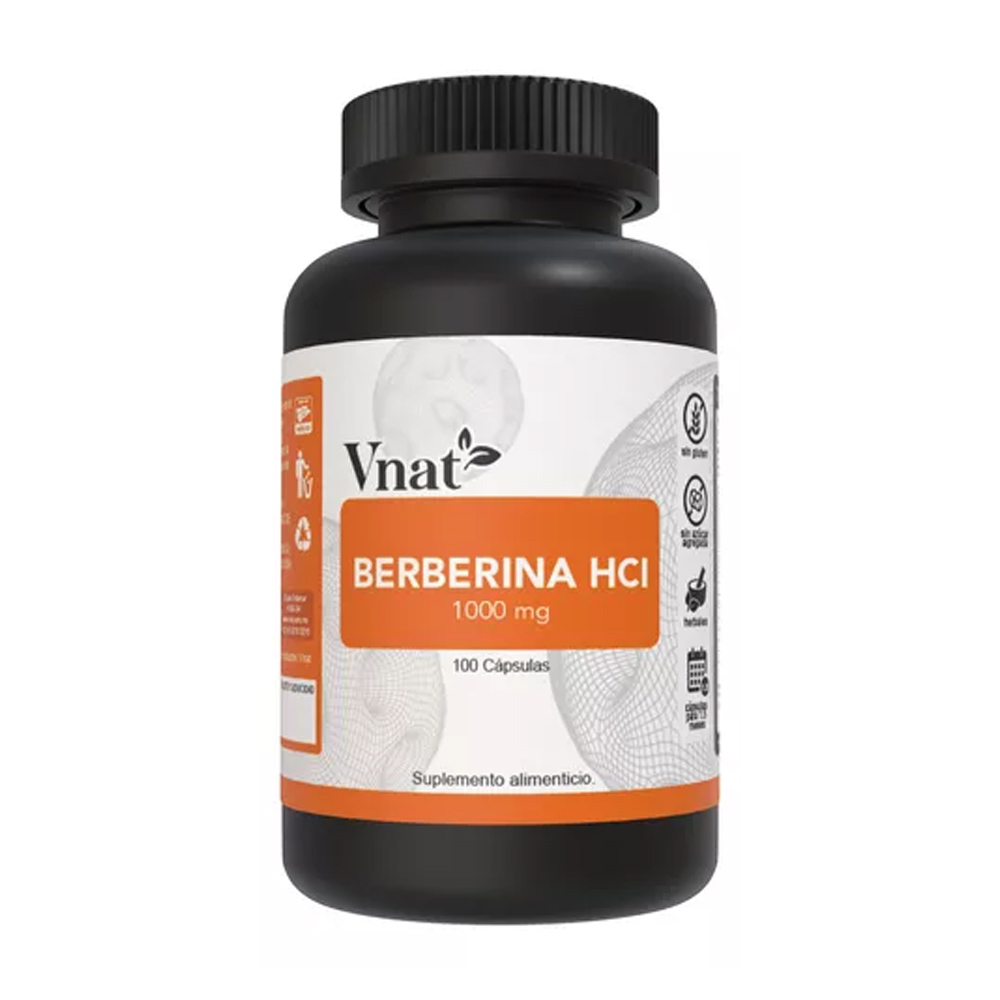 Foto 2 pulgar | Berberina Hci 1000mg Vnat Con 100 Cpasulas Apoyo Digestivo