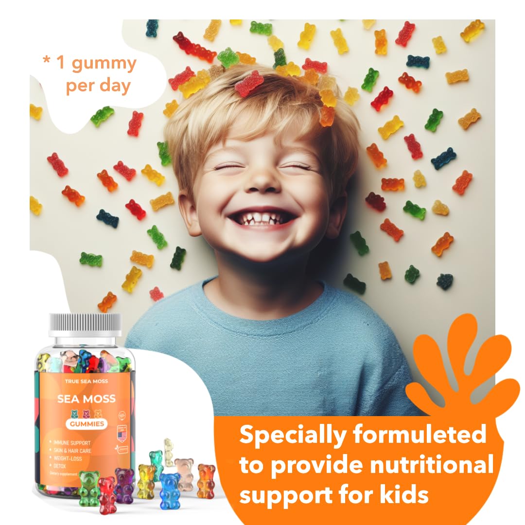 Foto 4 pulgar | Gomitas Sea Moss Trueseamoss Con Musgo Marino Irlandés Para Adultos Y Niños - Venta Internacional.