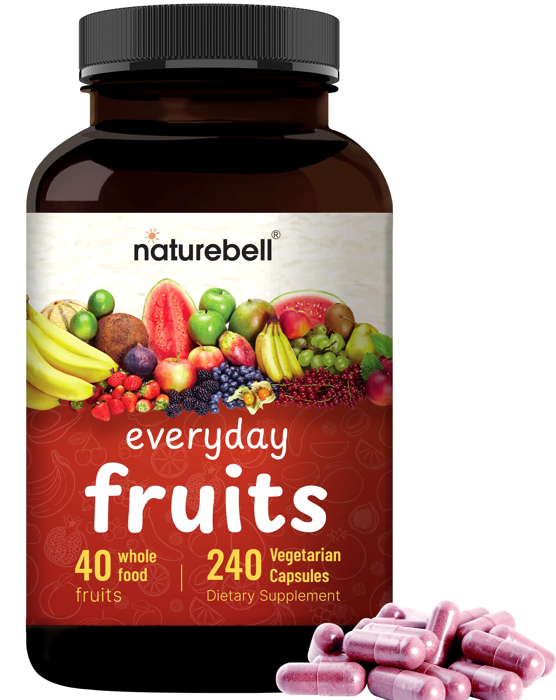 Foto 3 pulgar | Suplementos Naturebell Everyday Frutas Y Verduras, 480 Cápsulas - Venta Internacional.